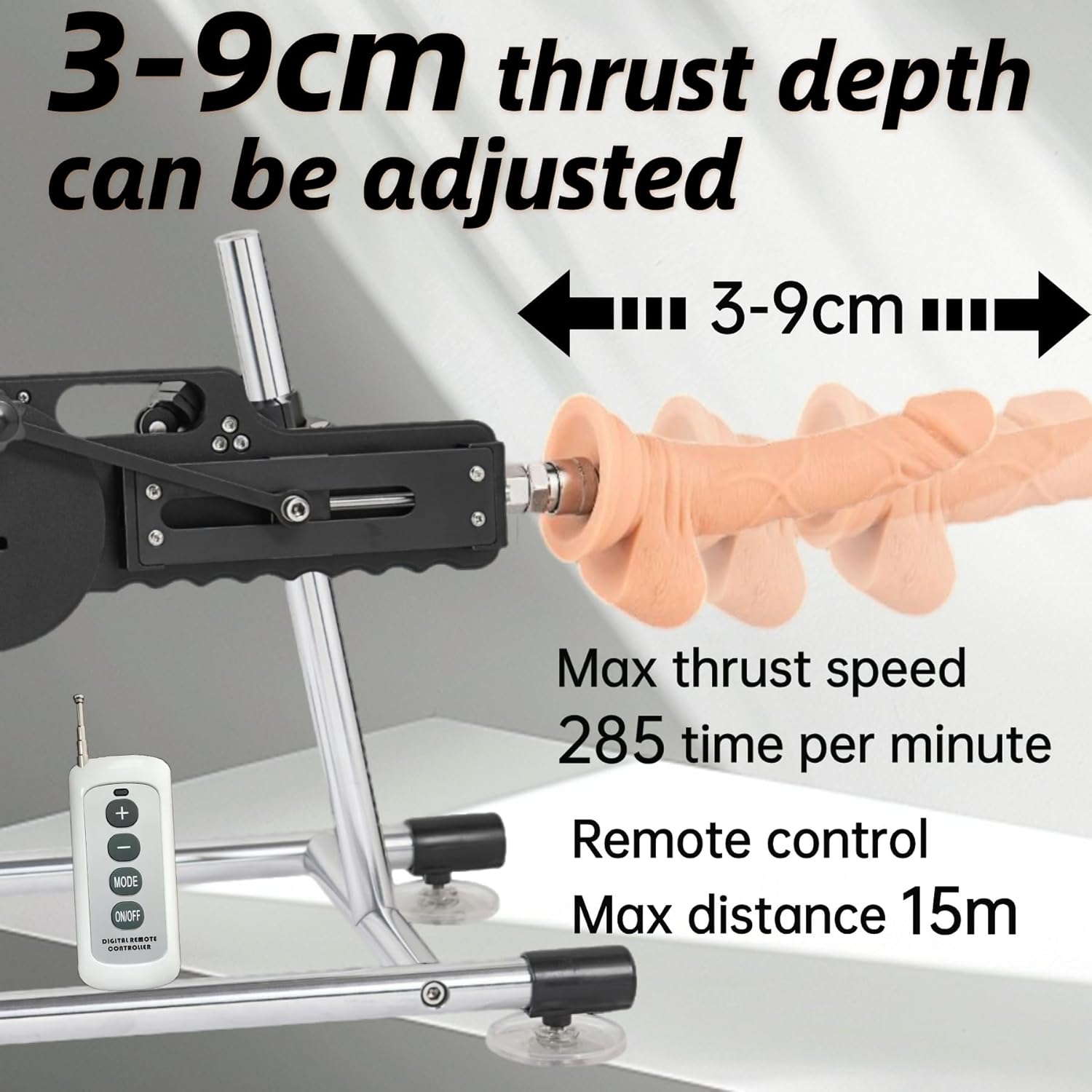ThrillThrust Realistic Thrusting Sex Machine with Remote - Vixen | Nova Network