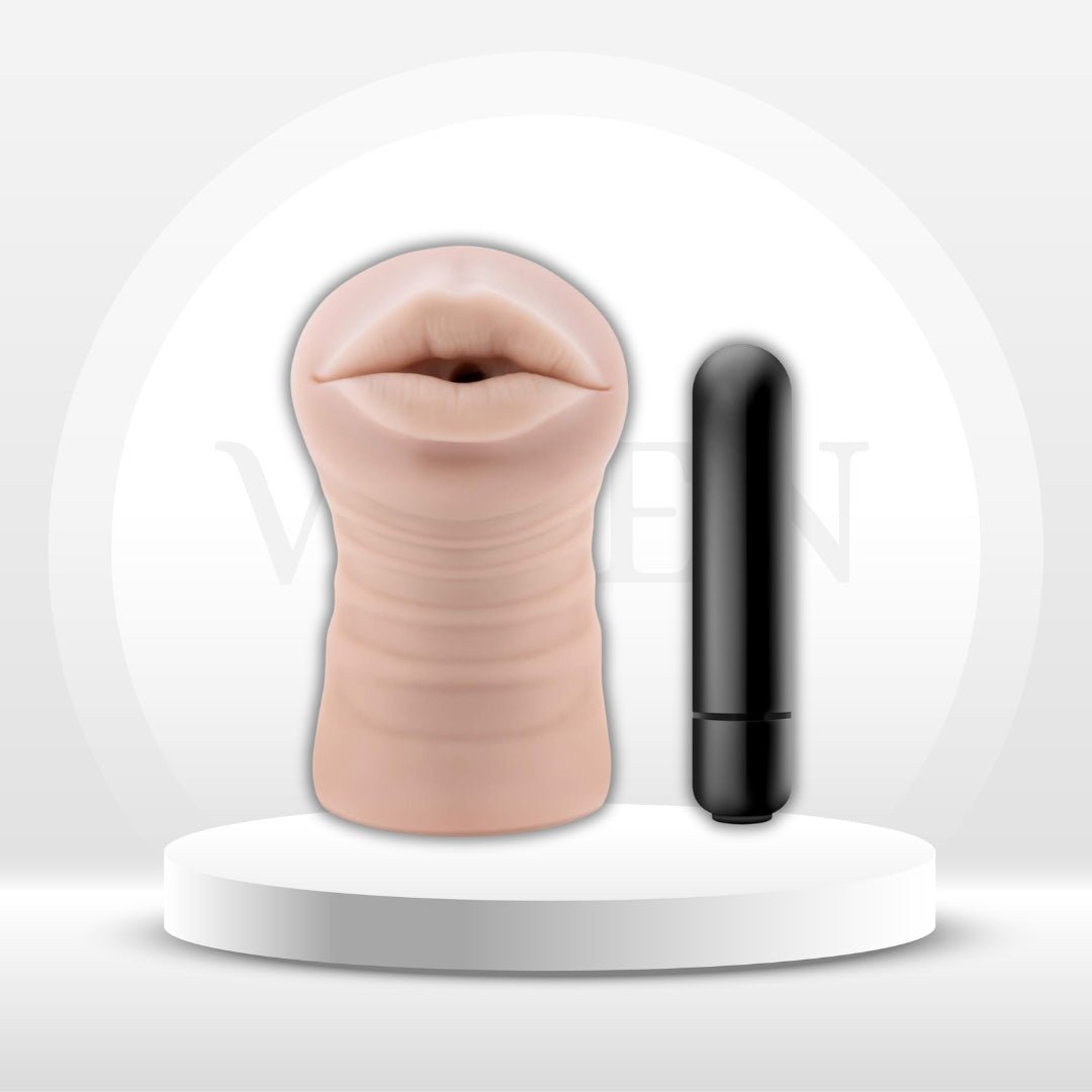 ThroatVibe Oral Pocket Pussy Stroker with Bullet Vibrator - Vixen | Nova Network