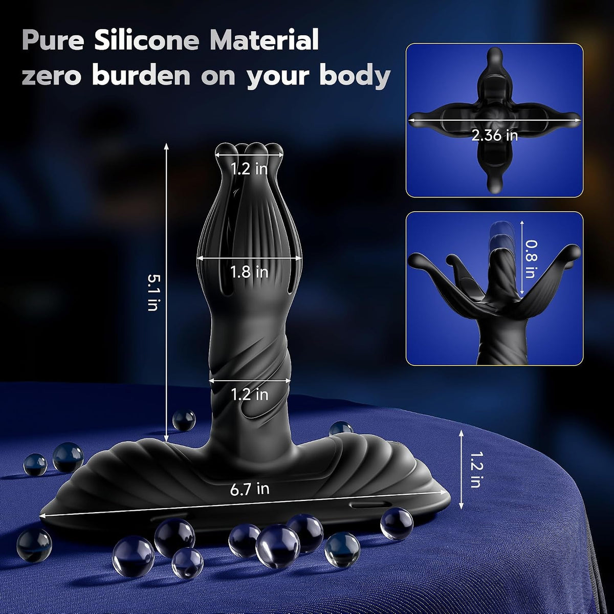ThroneRide Ride-On Thrusting Prostate Massager with App Control - Vixen Adult Playroom