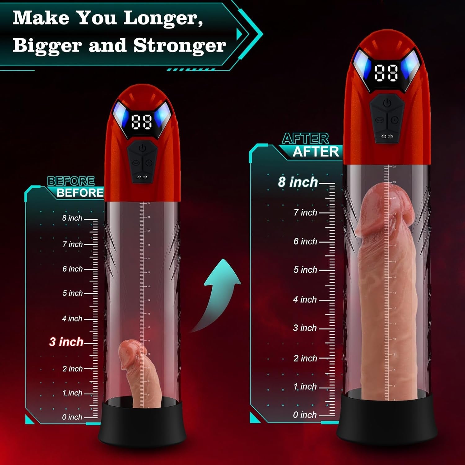 ThrottleCore 2-in-1 Penis Pump & Male Masturbator - Vixen Adult Playroom