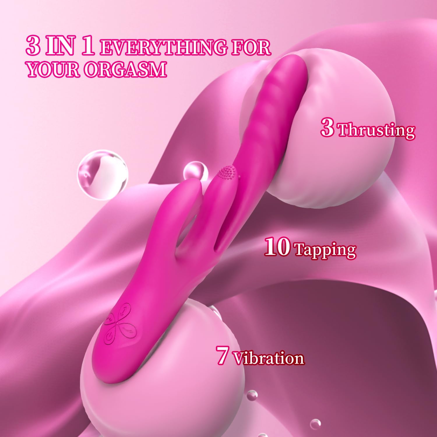 Thrust5X G-Spot Thrusting Rabbit Vibrator Vixen | Nova Network Thrust5X G-Spot Thrusting Rabbit Vibrator Vixen | Nova Network