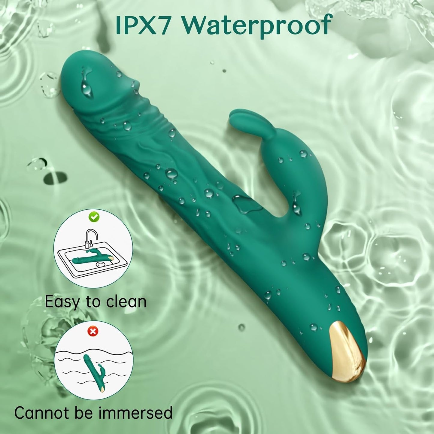 ThrustBunny 3 - in - 1 Rabbit Vibrator - Vixen | Nova Network