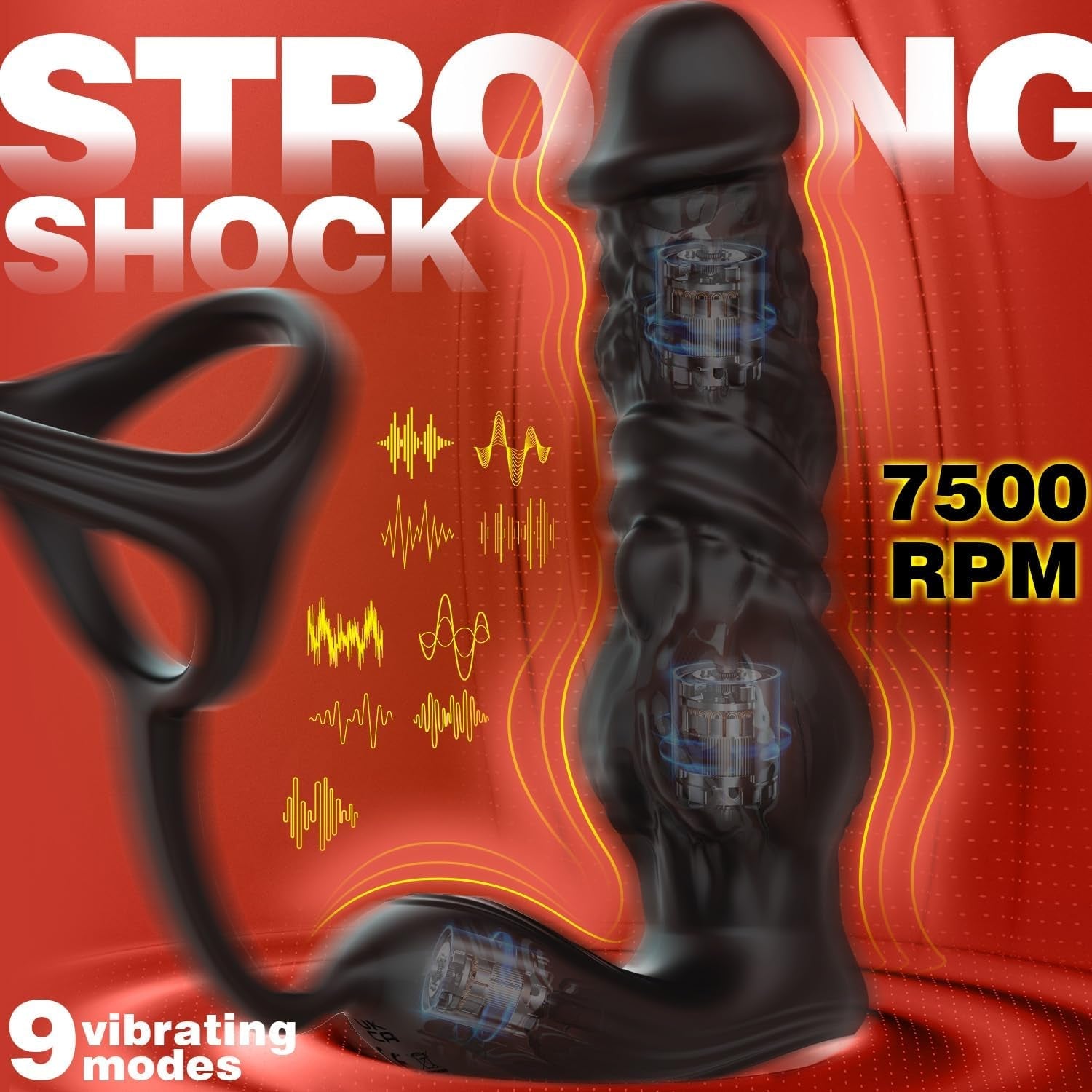 ThrustDrive Fast Thrusting Prostate Massager Cock Ring - Vixen | Nova Network