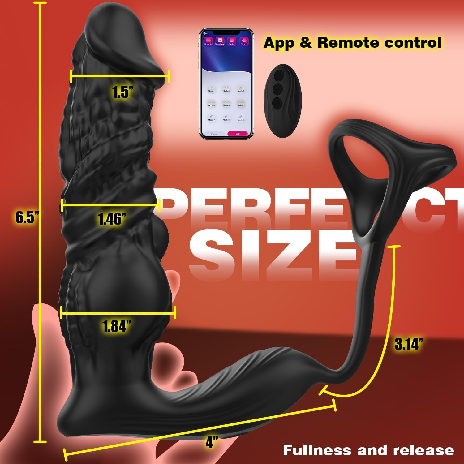 ThrustDrive Fast Thrusting Prostate Massager Cock Ring - Vixen | Nova Network