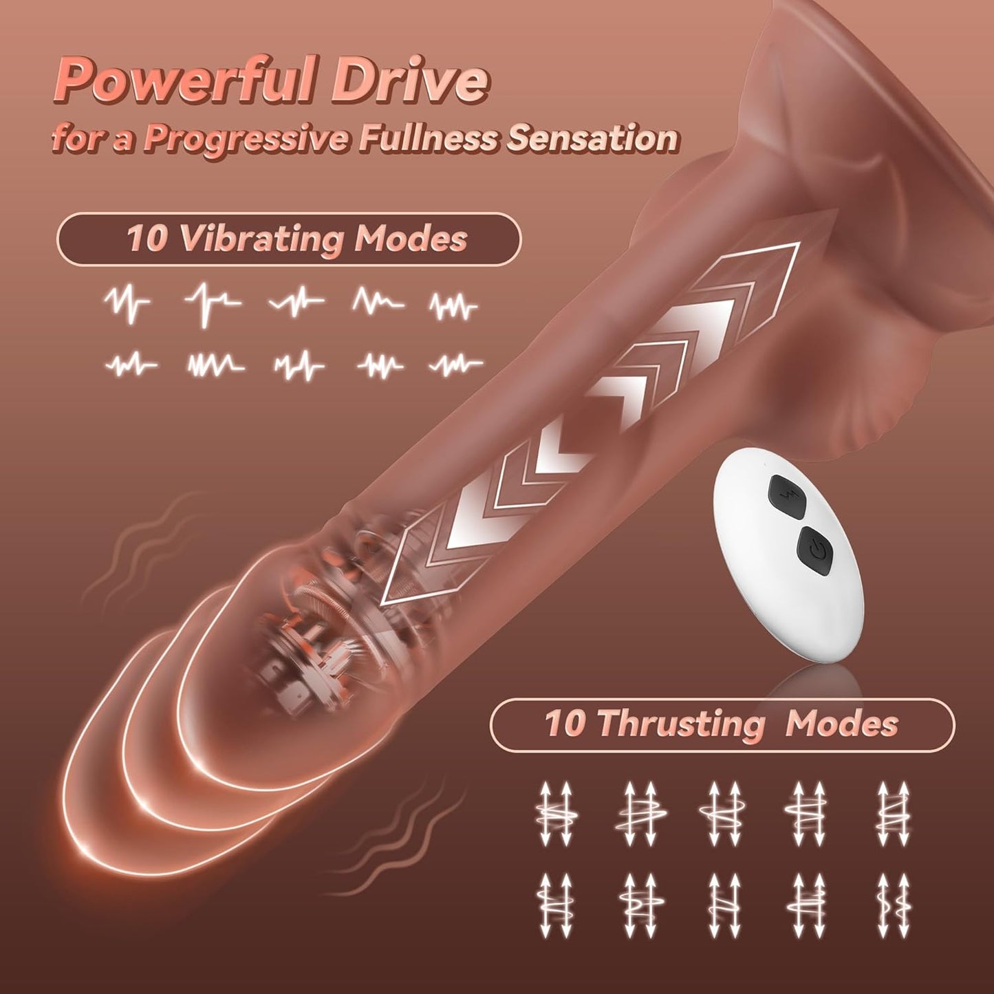 ThrustEdge Pro 10X Anal Vibrator - Vixen | Nova Network