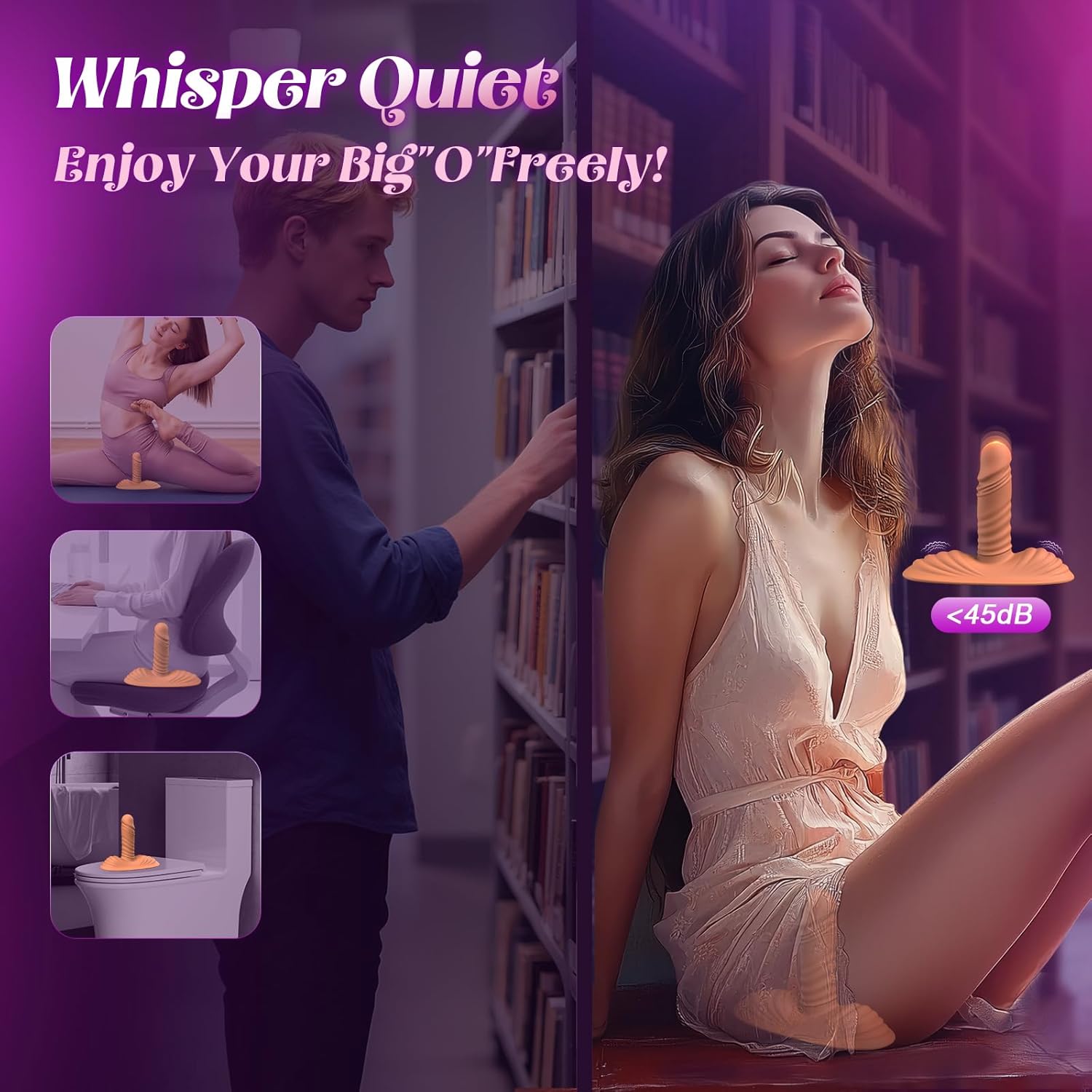 ThrustGlide 8 - in - 1 Ride - On Vibrator - Vixen | Nova Network