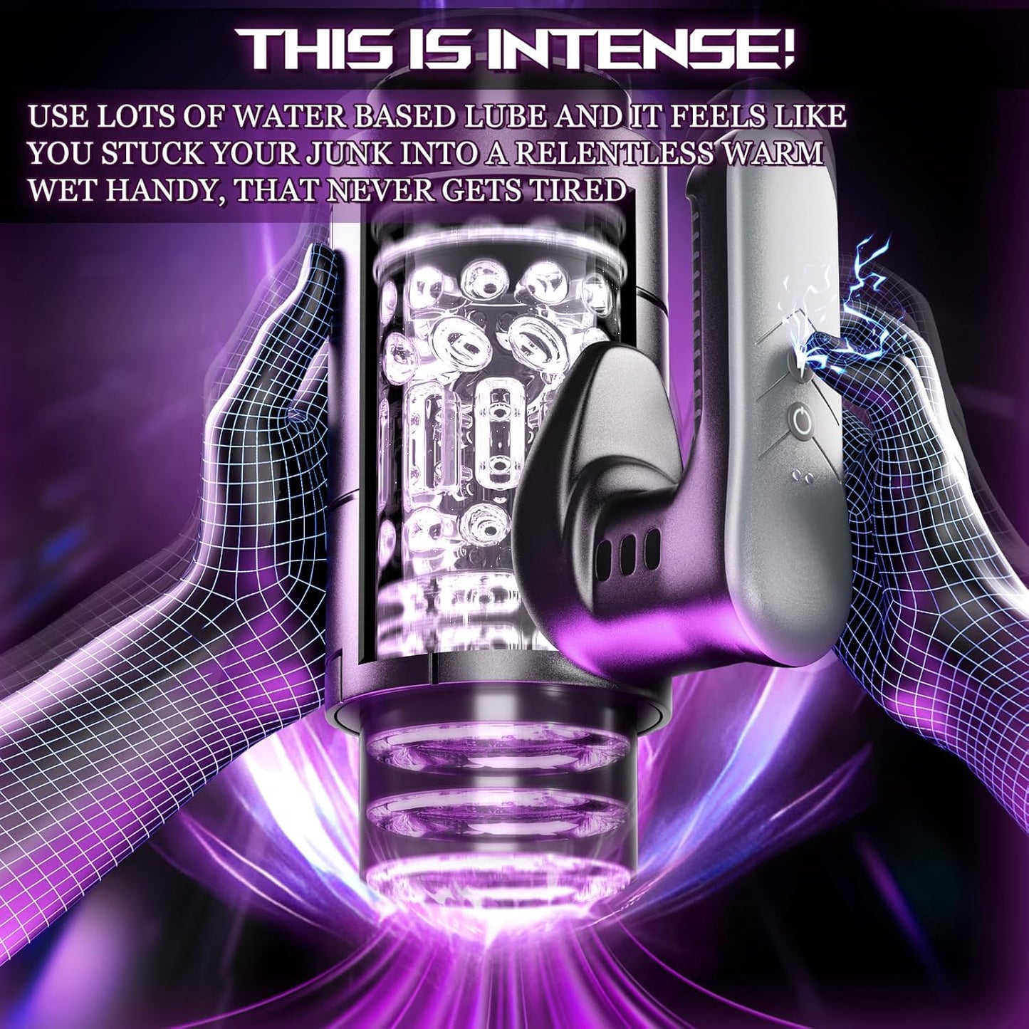 ThrustGrip Handheld Telescopic PE Trainer Masturbator - Vixen | Nova Network