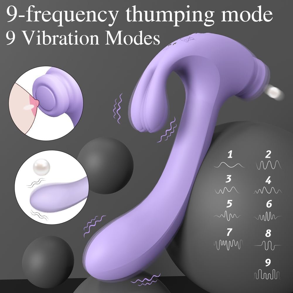 ThrustHare Thrusting 3 - in - 1 Rabbit Vibrator - Vixen | Nova Network