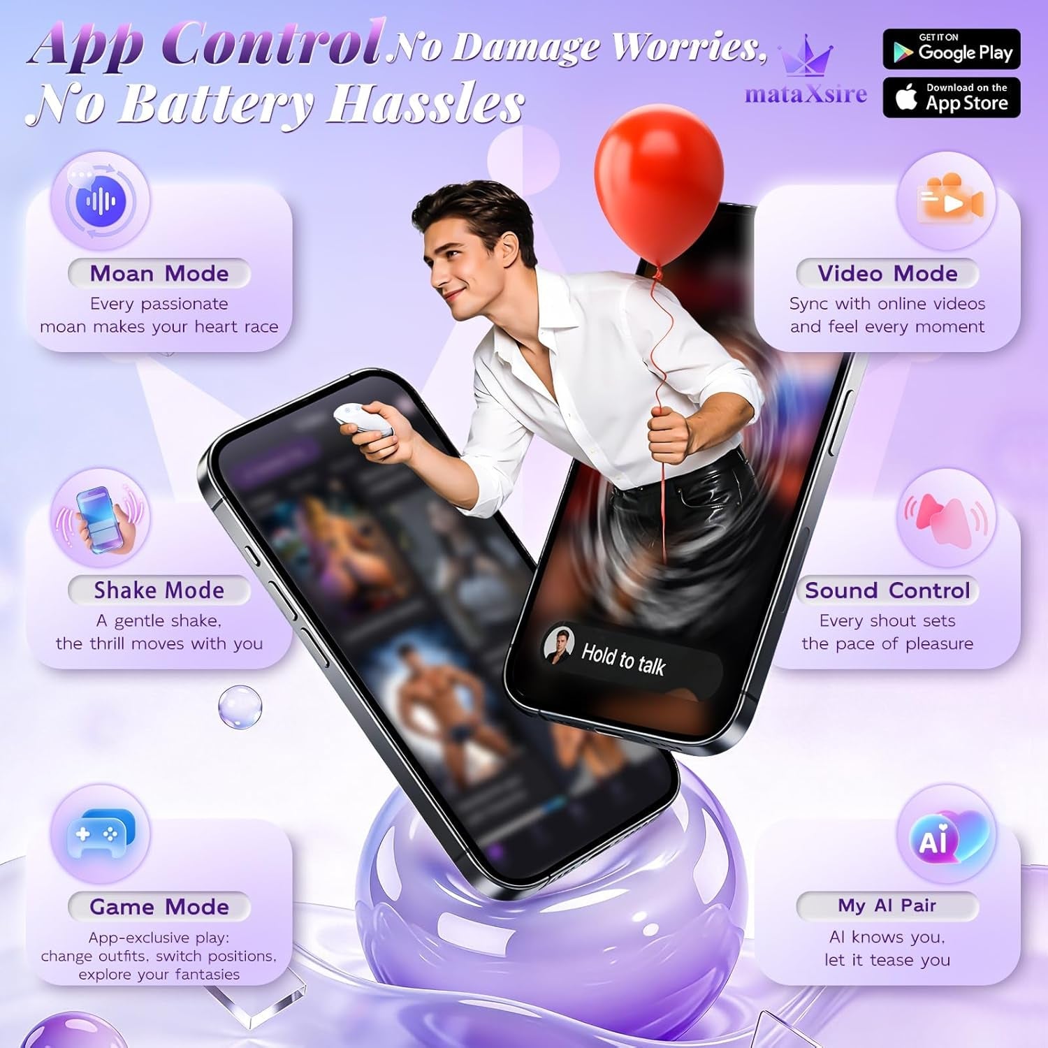 Thrusting Dildo Vibrator Sex Toys - AI Sync Adult Toys Smart APP Realistic Dildos with 9 Thrusting & 9 Vibrating Modes for G Spot Anal Sex Stimulation, Soft Silicone Dildos for Couples Women Pleasure - Vixen | Nova Network