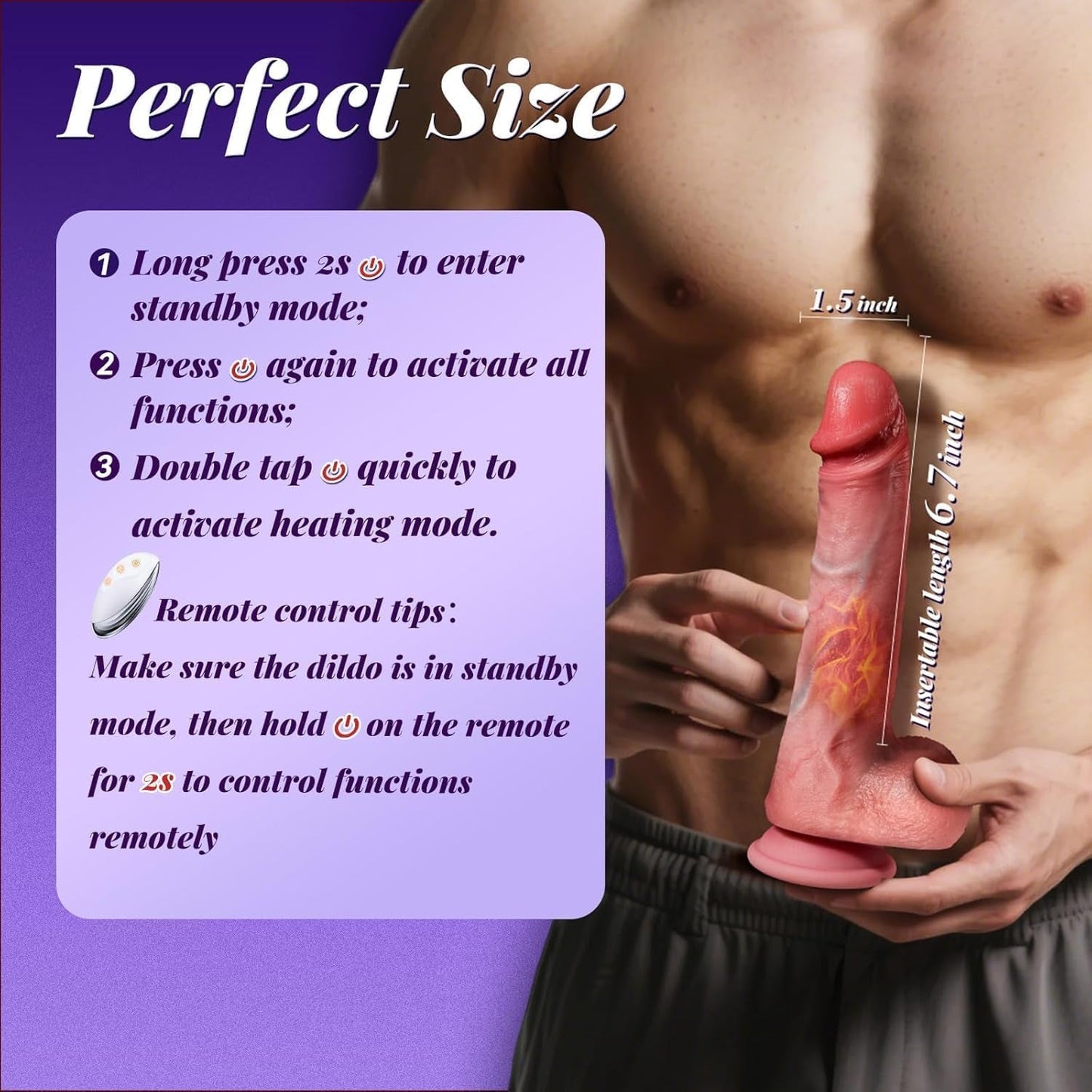 Thrusting Dildo Vibrator Sex Toys - AI Sync Adult Toys Smart APP Realistic Dildos with 9 Thrusting & 9 Vibrating Modes for G Spot Anal Sex Stimulation, Soft Silicone Dildos for Couples Women Pleasure - Vixen | Nova Network