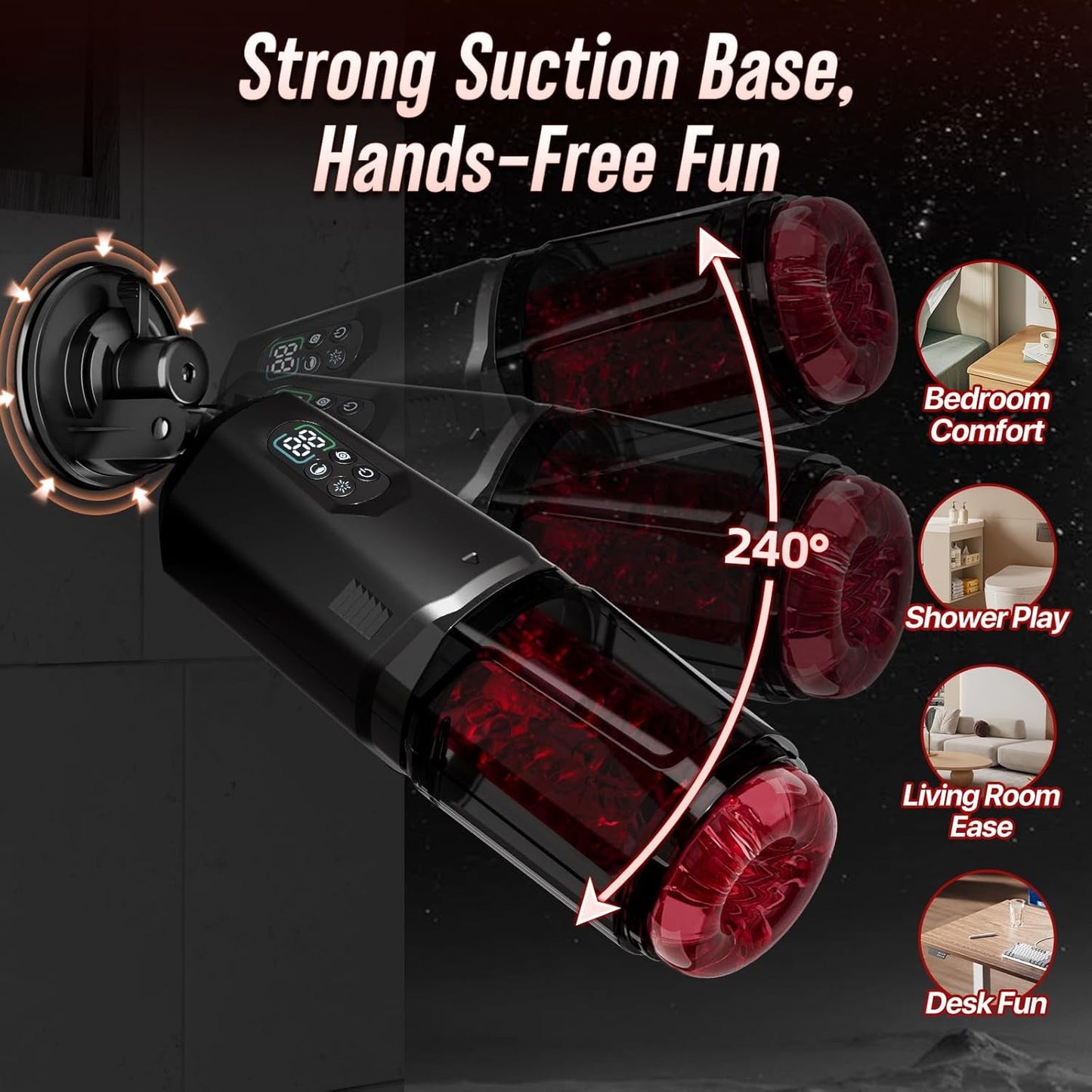 ThrustIQ AI Male Stroker with Thrusting & Vibration - Vixen | Nova Network