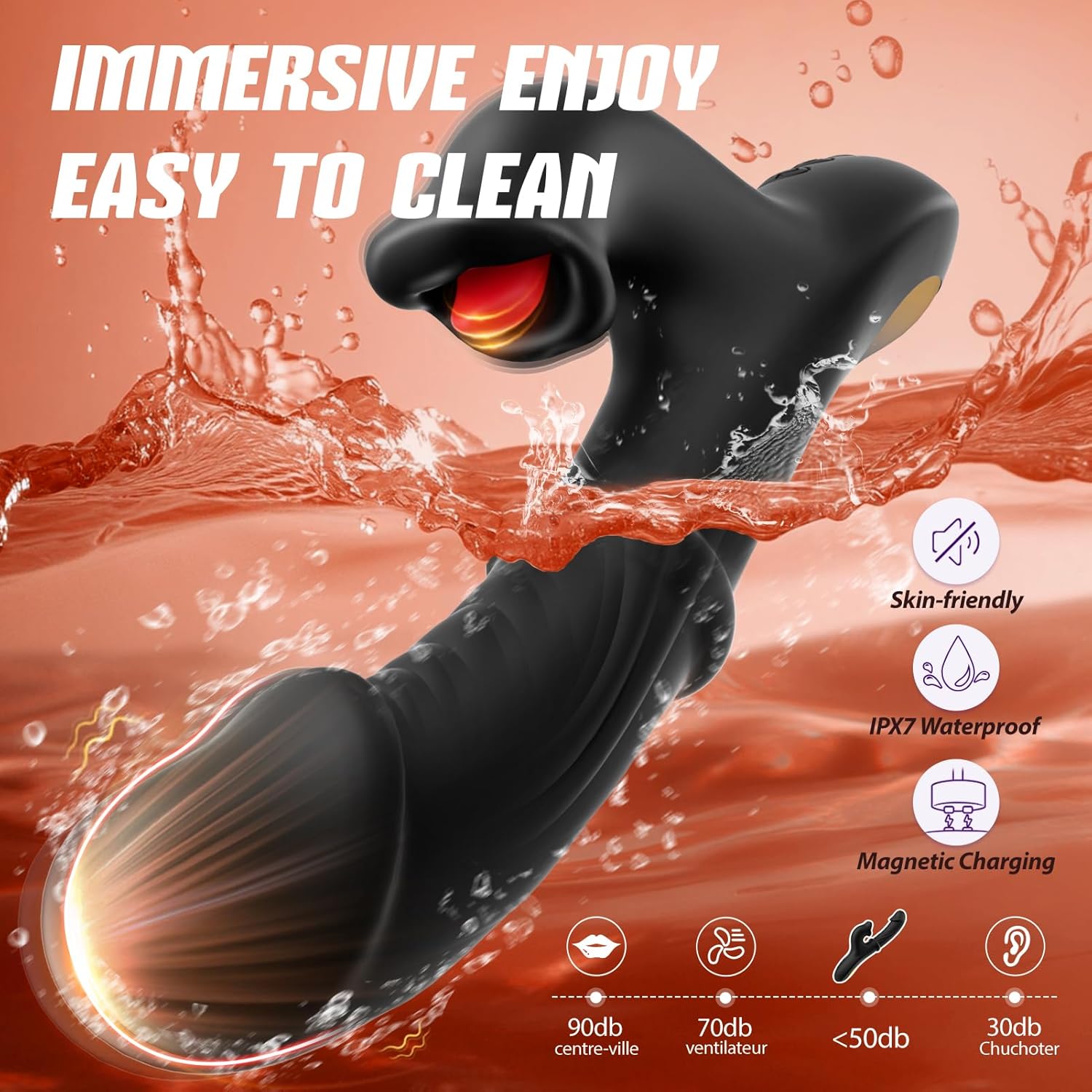 ThrustLick 4 - in - 1 G - Spot Licking Vibrator - Vixen | Nova Network