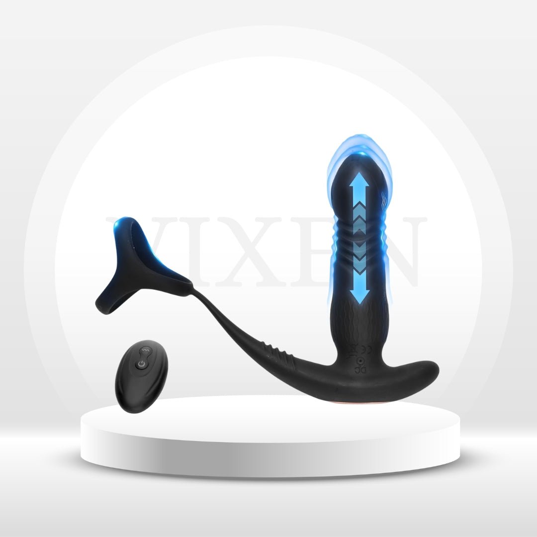 ThrustLock Thrusting Prostate Massager Cock Ring - Vixen | Nova Network