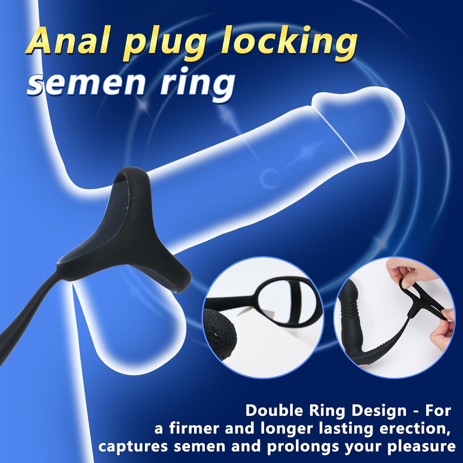 ThrustLock Thrusting Prostate Massager Cock Ring - Vixen | Nova Network
