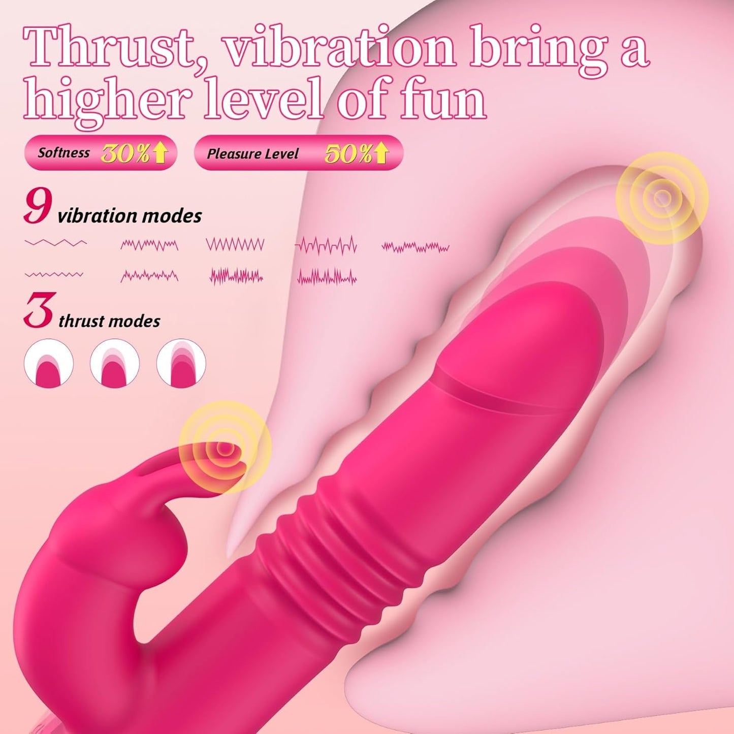 ThrustLuxe Dual - Action Rabbit Vibrator - Vixen | Nova Network
