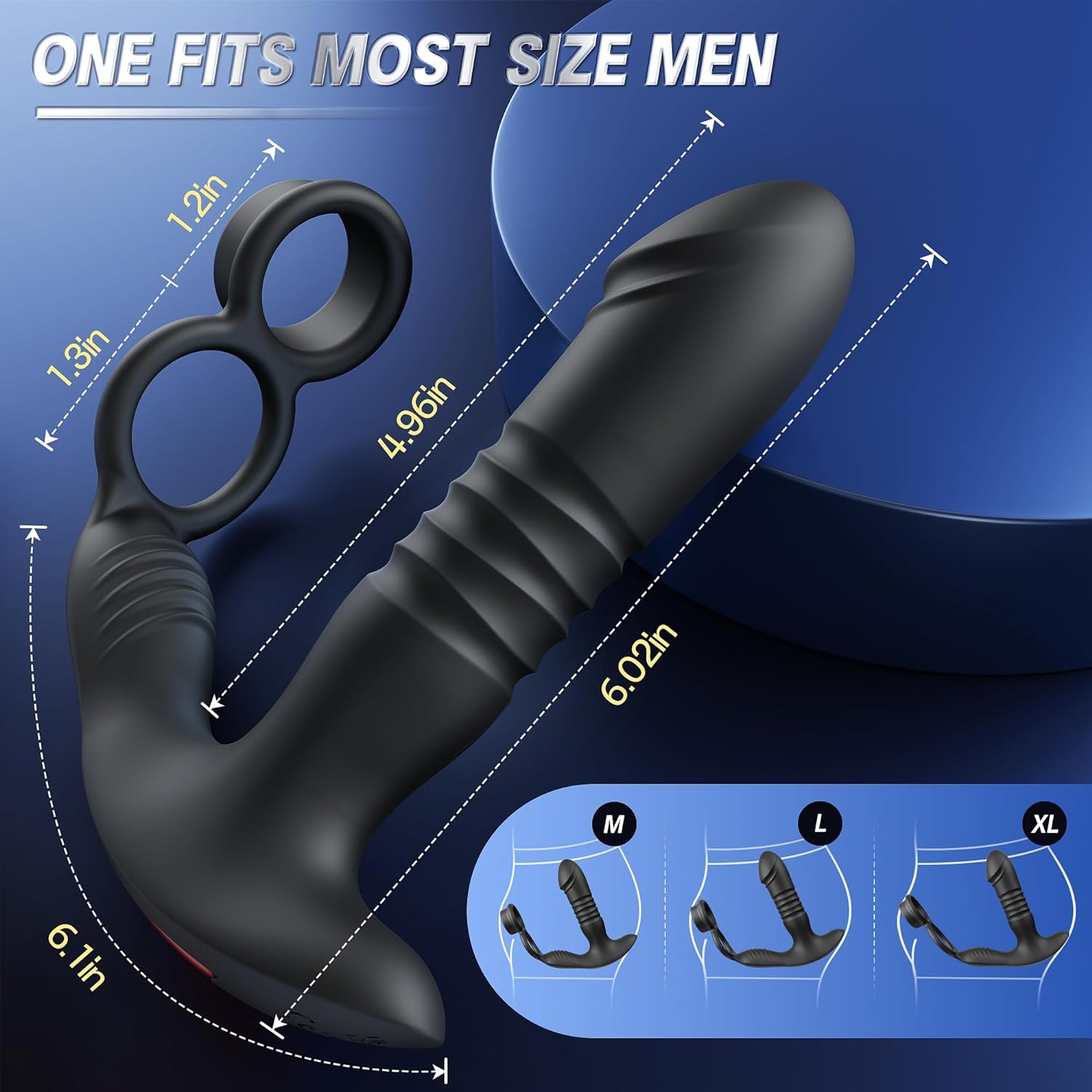 ThrustMate 3 - in - 1 Prostate Massager Cock Ring - Vixen | Nova Network