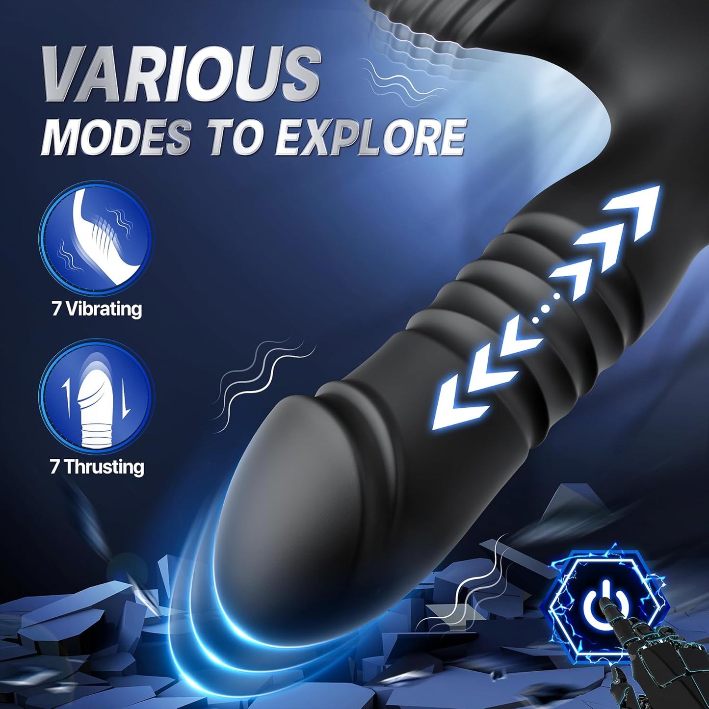 ThrustMate 3 - in - 1 Prostate Massager Cock Ring - Vixen | Nova Network