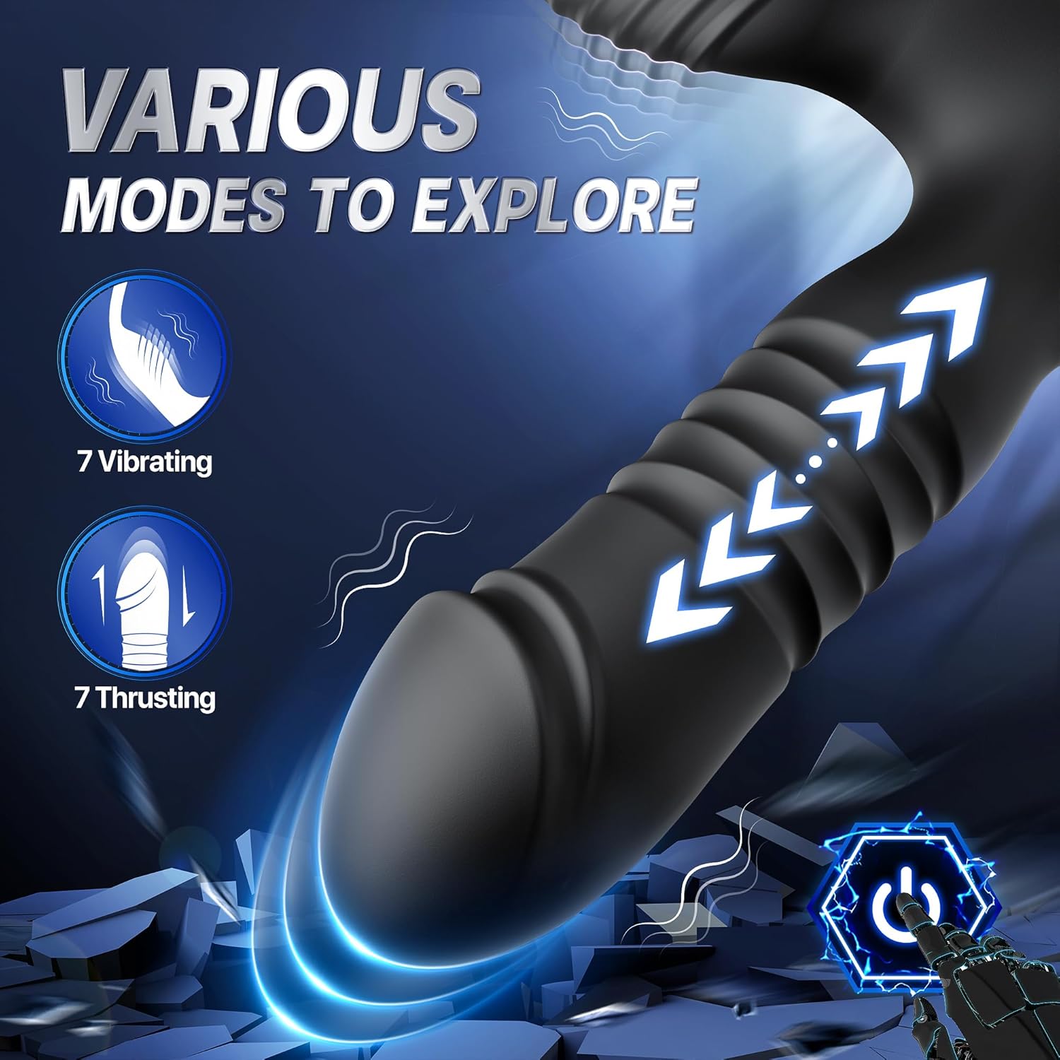 ThrustMate 3 - in - 1 Prostate Massager Cock Ring - Vixen | Nova Network