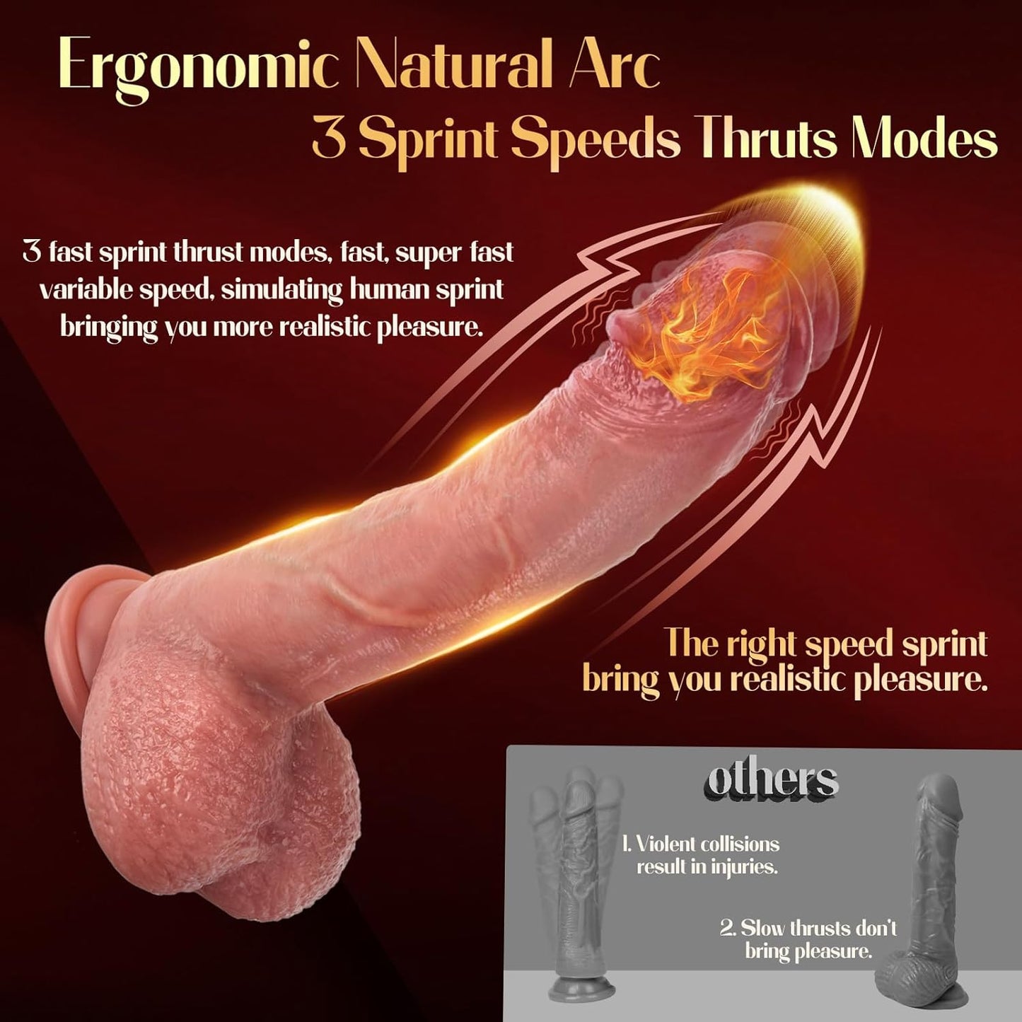 ThrustReal Remote Dildo Vibe - Vixen | Nova Network