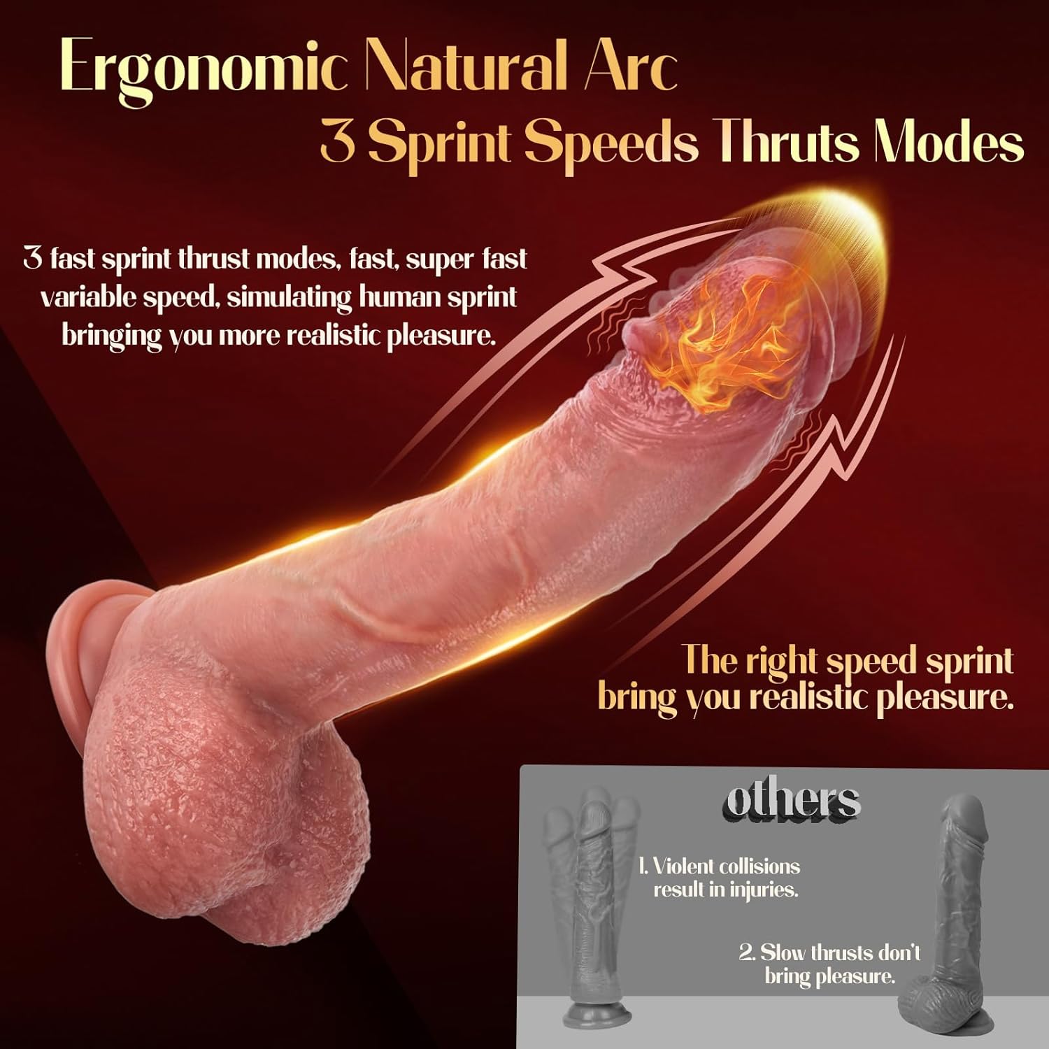 ThrustReal Remote Dildo Vibe - Vixen | Nova Network