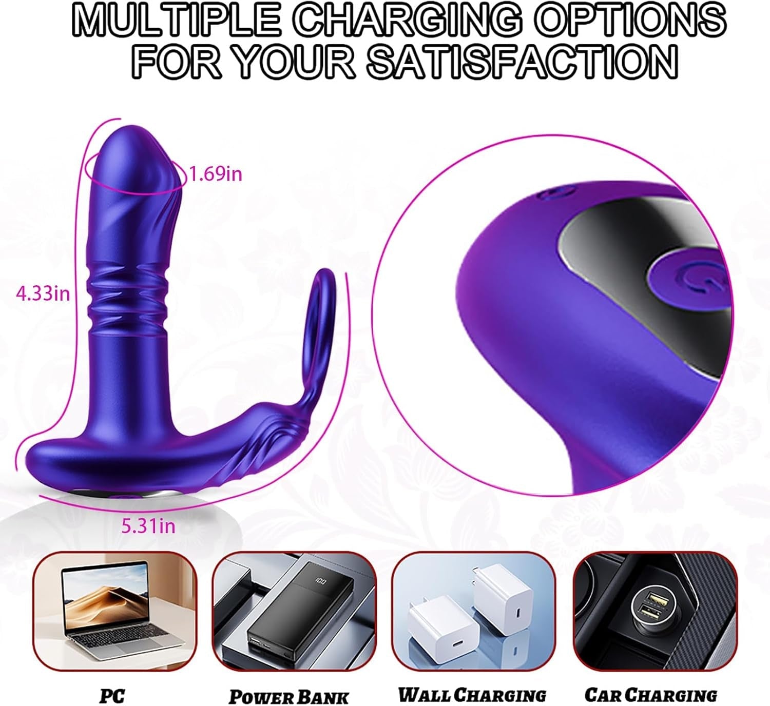 ThrustRing Thrusting Prostate Massager Cock Ring - Vixen | Nova Network