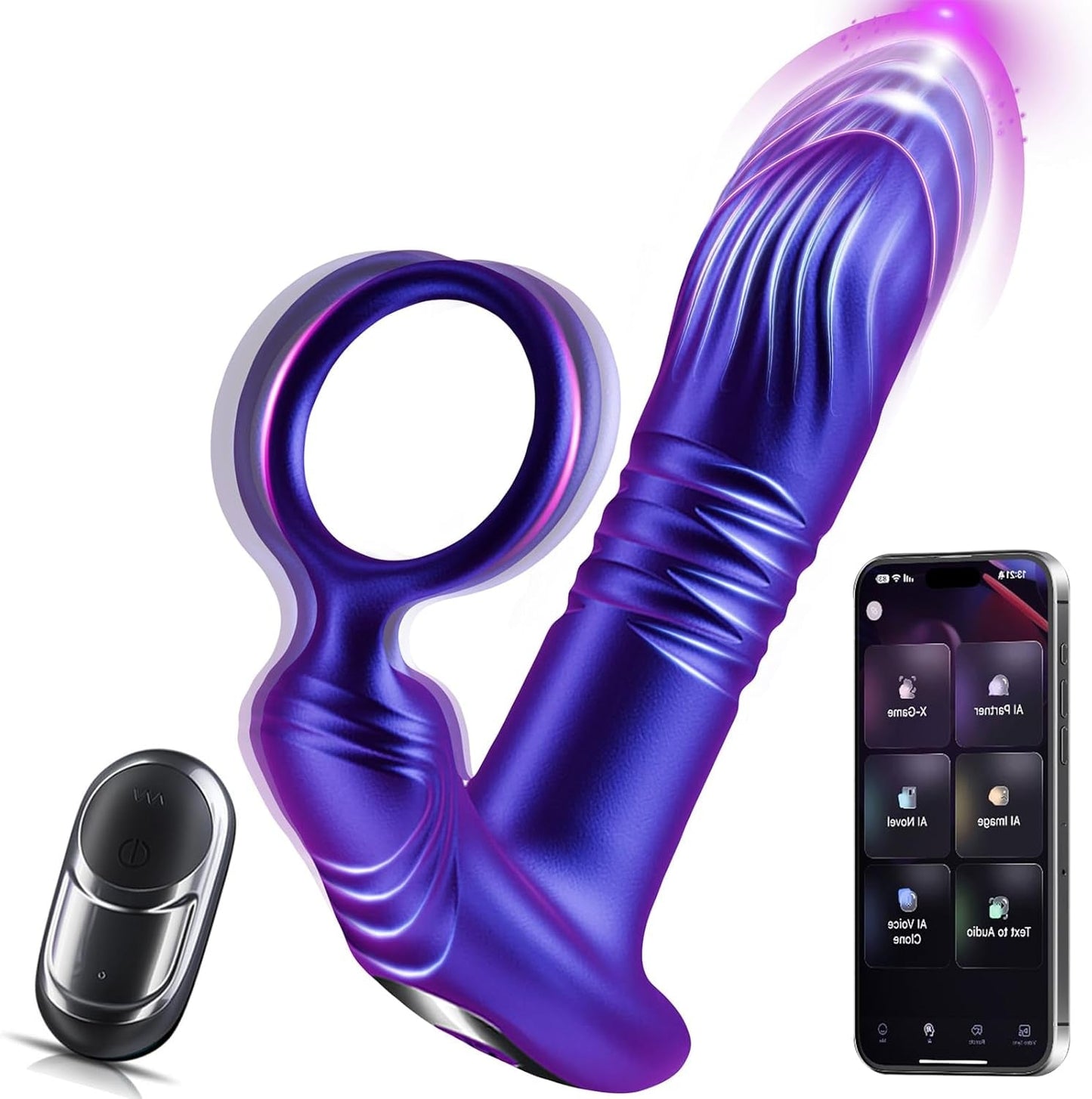 ThrustRing Thrusting Prostate Massager Cock Ring - Vixen | Nova Network