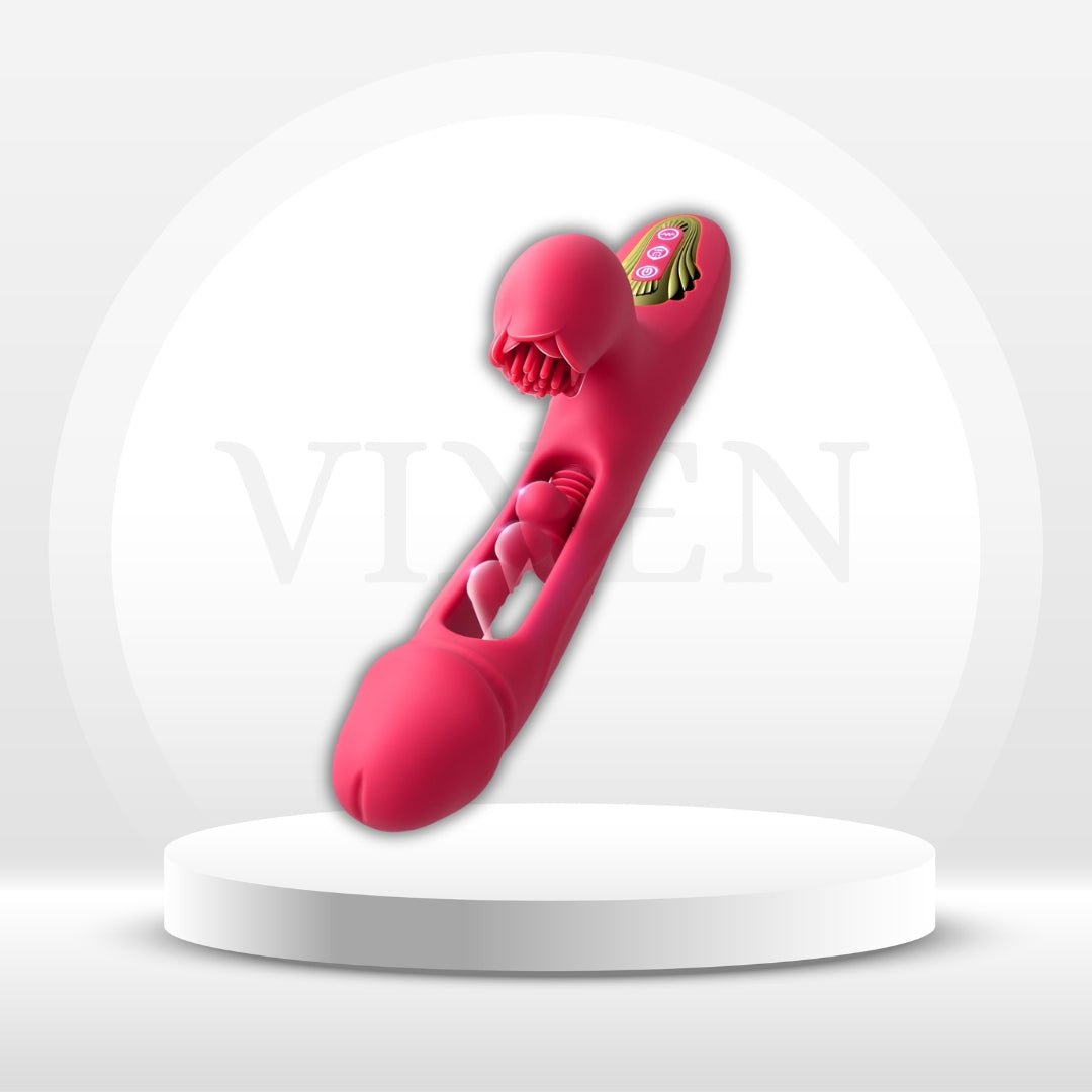 ThrustRose Internal Vibrating Glans Dildo Vibrator - Vixen | Nova Network