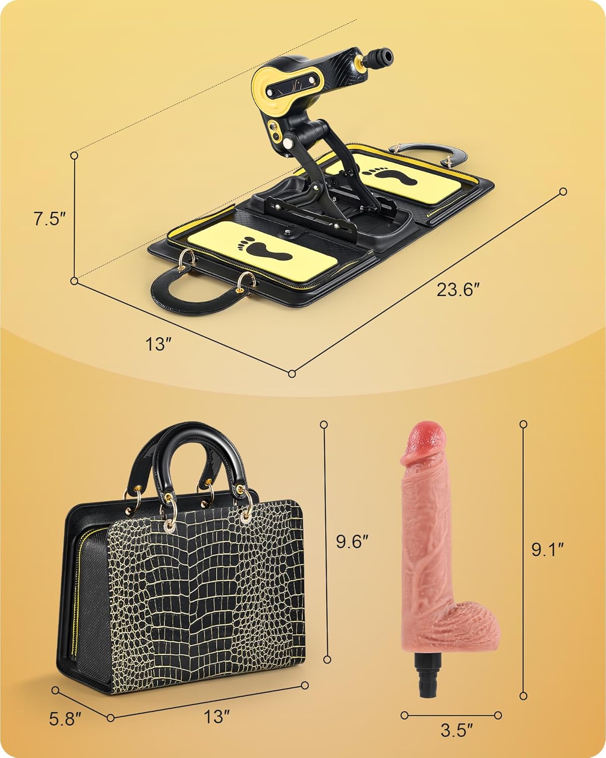 ThrustTote Discreet Travel Sex Machine - Vixen | Nova Network