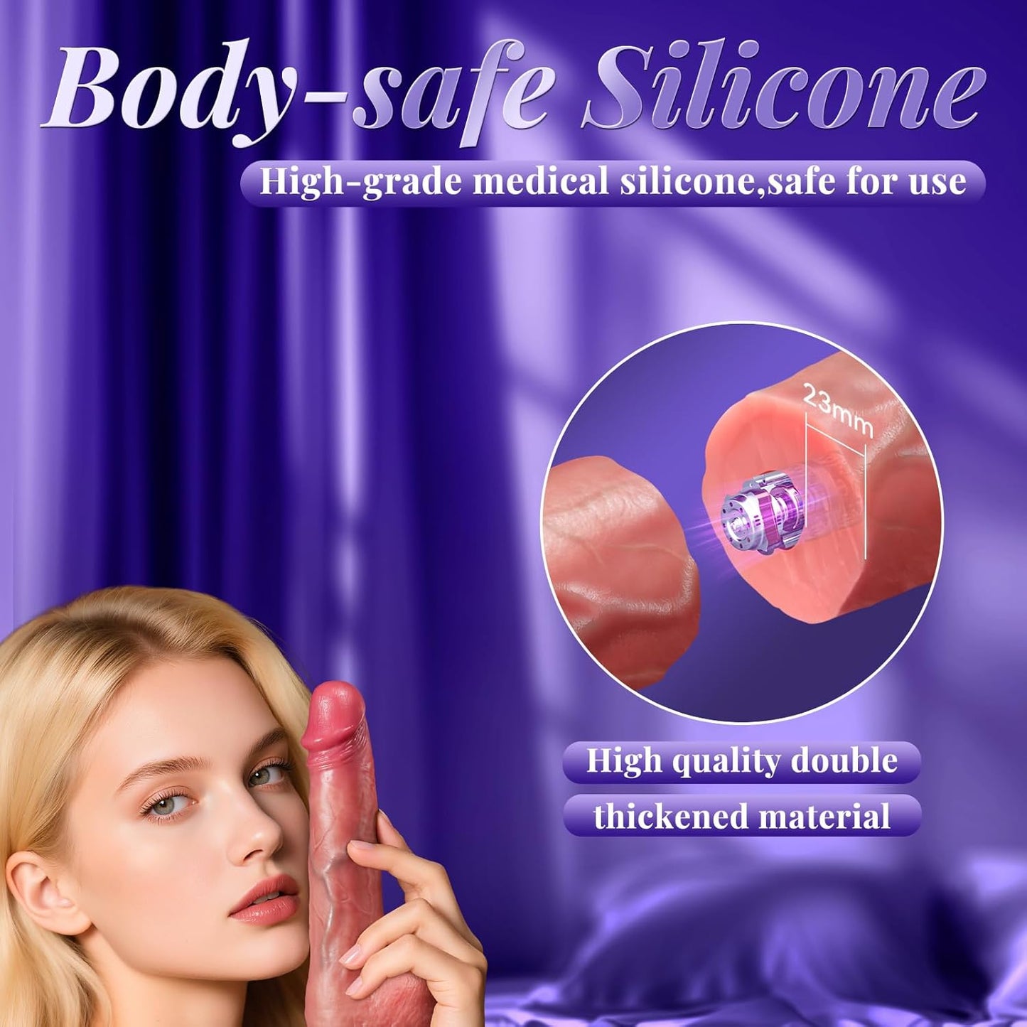 ThrustX Realistic Thrusting Dildo Vibrator - Vixen | Nova Network