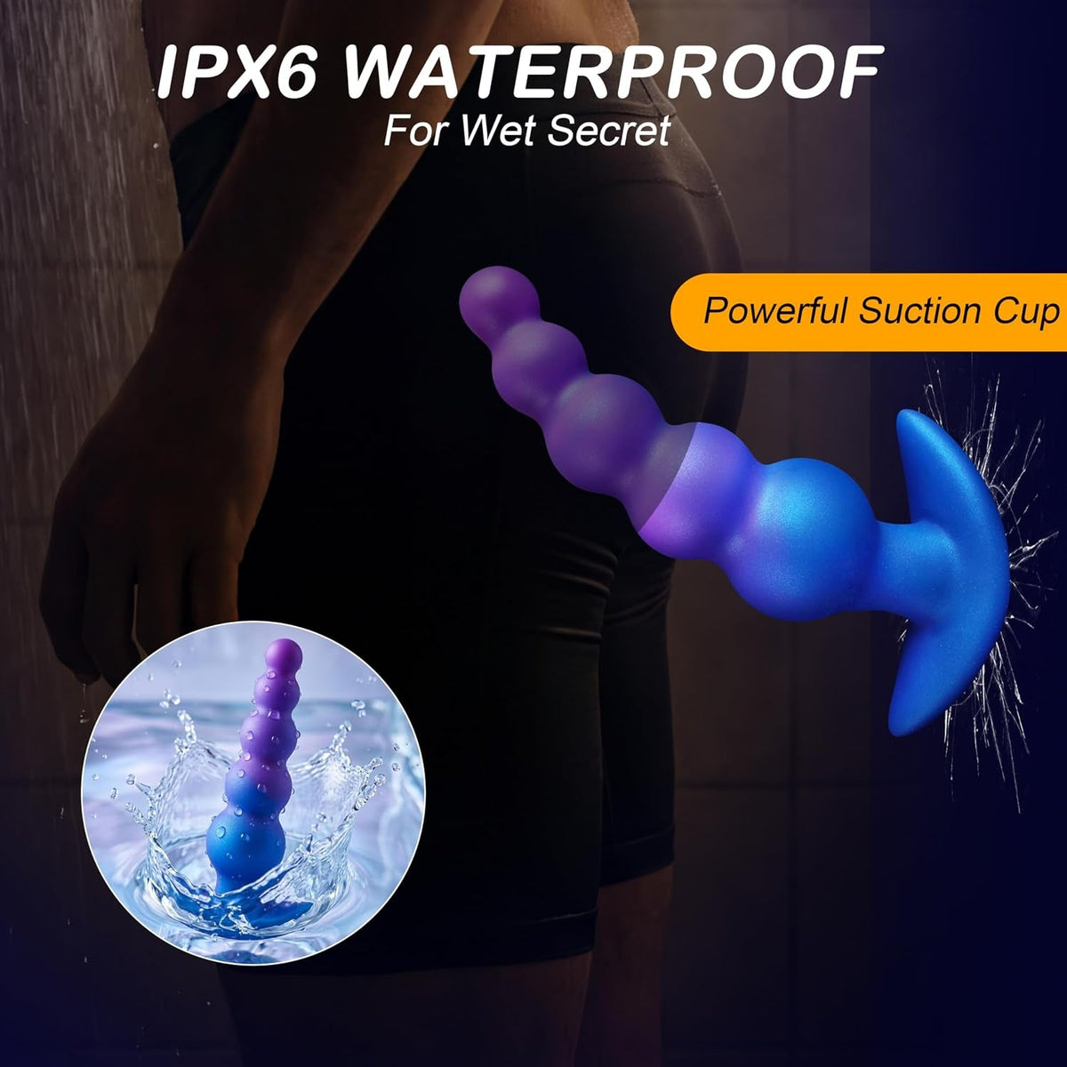 TideBead Vibrating Anal Beads with Remote Control and 10 Modes - Vixen Adult Playroom