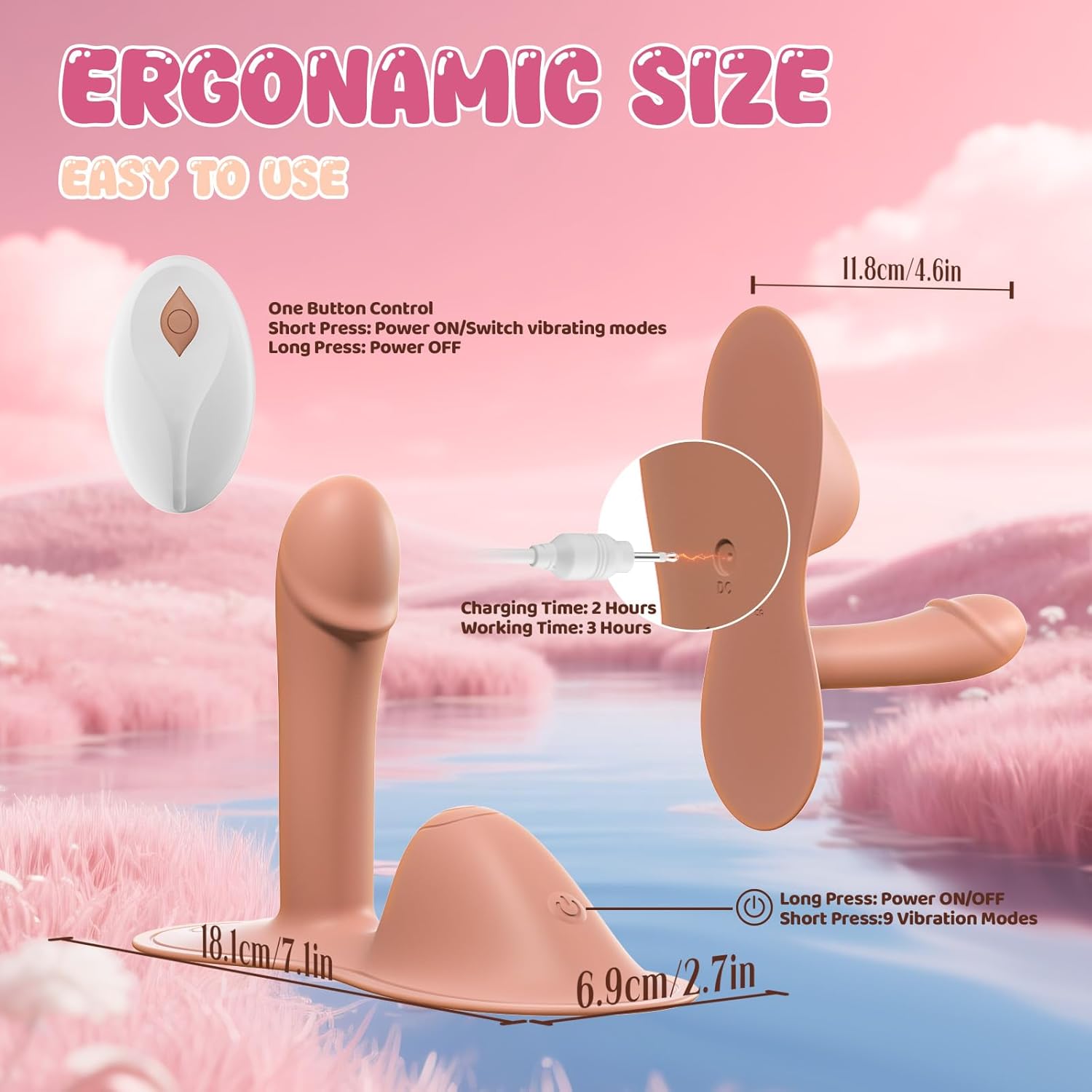 TideRush Powerful Ride - On Vibrator - Vixen | Nova Network