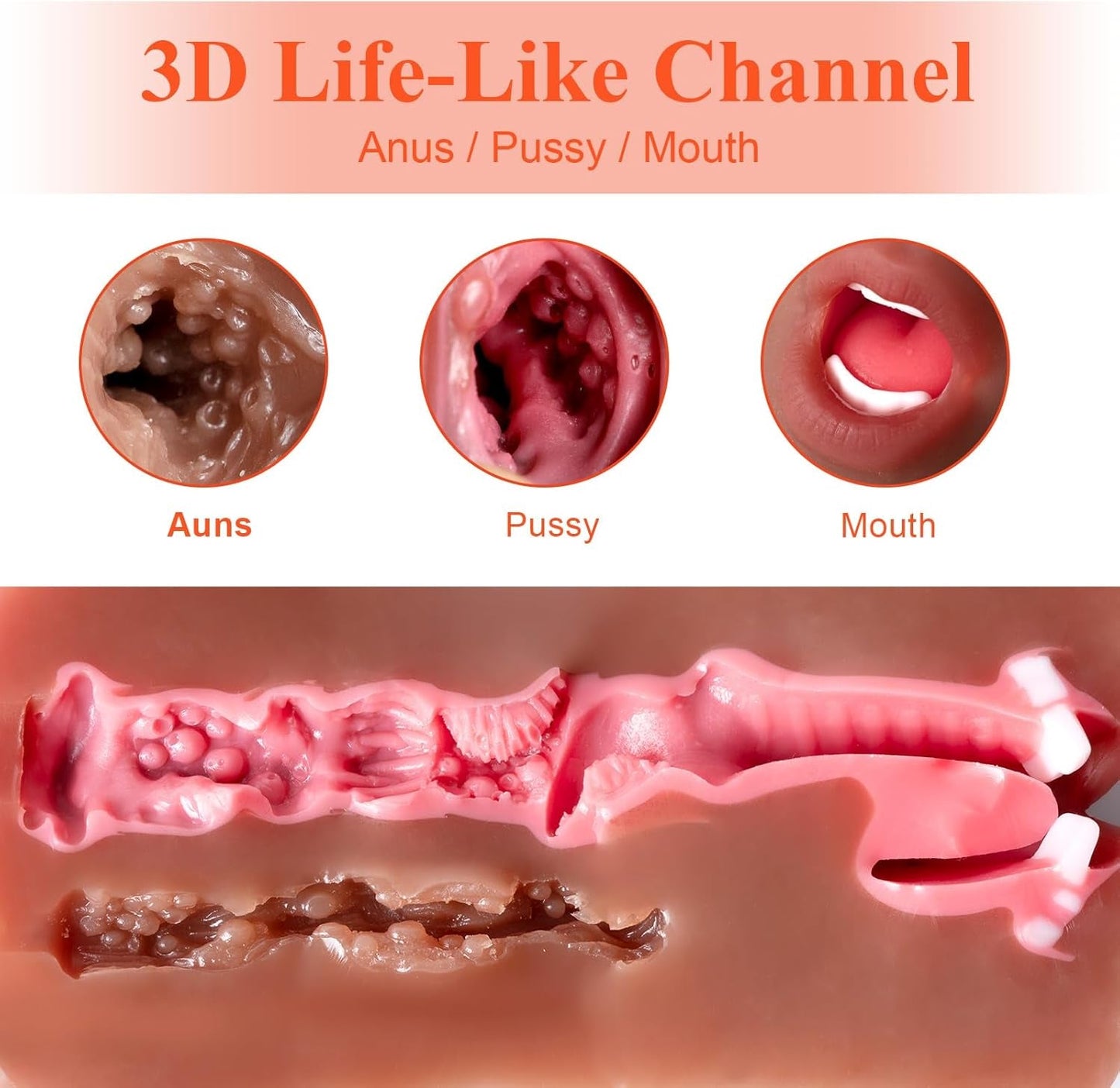 TightMuse 3-in-1 Pocket Pussy Stroker - Vixen | Nova Network