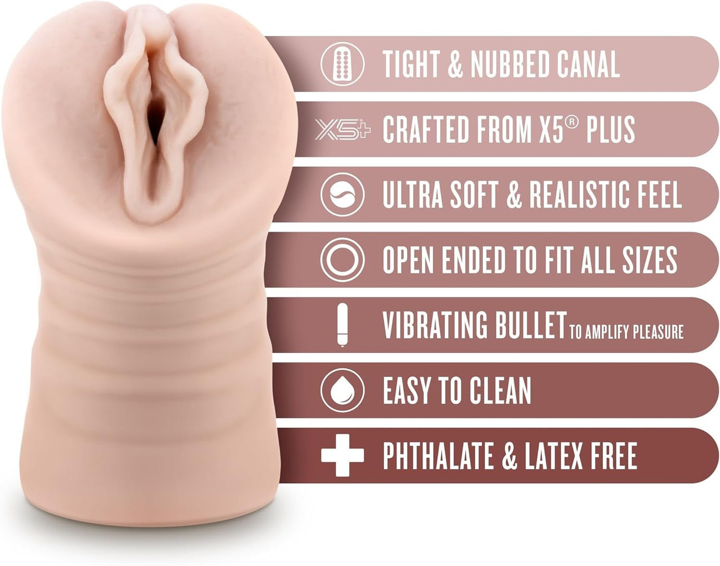 TightRush Vibrating Pocket Pussy Stroker - Vixen | Nova Network