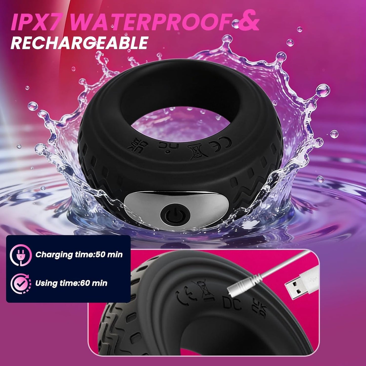 TireTease App - Control Vibrating Cock Ring for Couples - Vixen | Nova Network