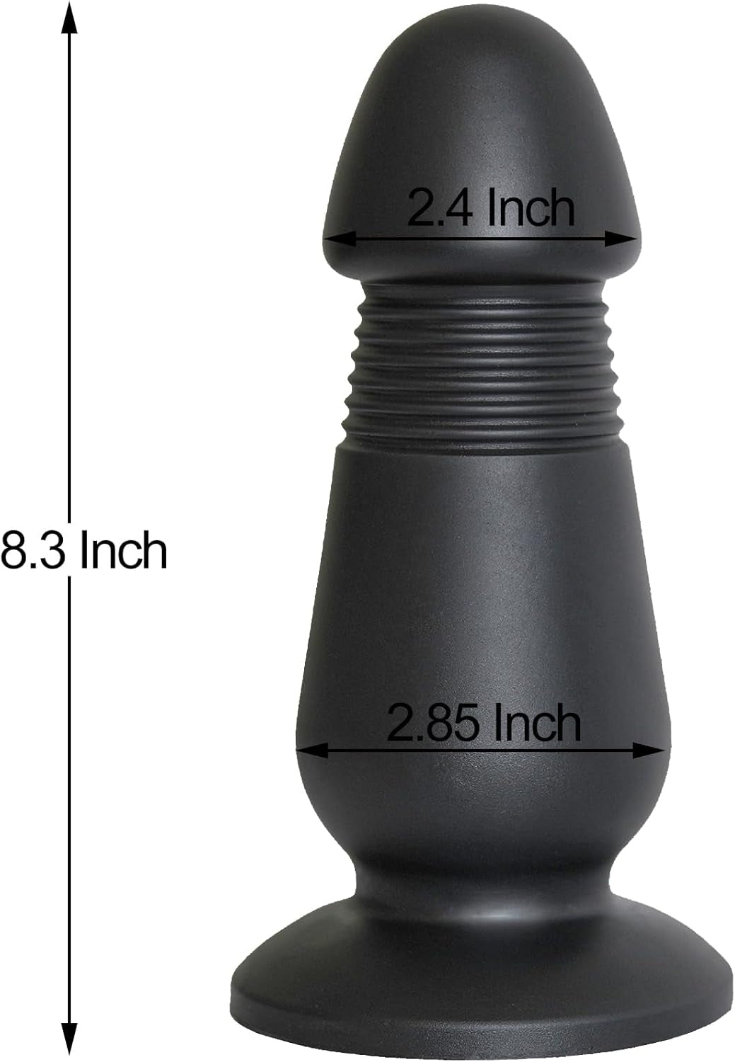 TitanBase Extra Thick Silicone Anal Plug - Vixen | Nova Network