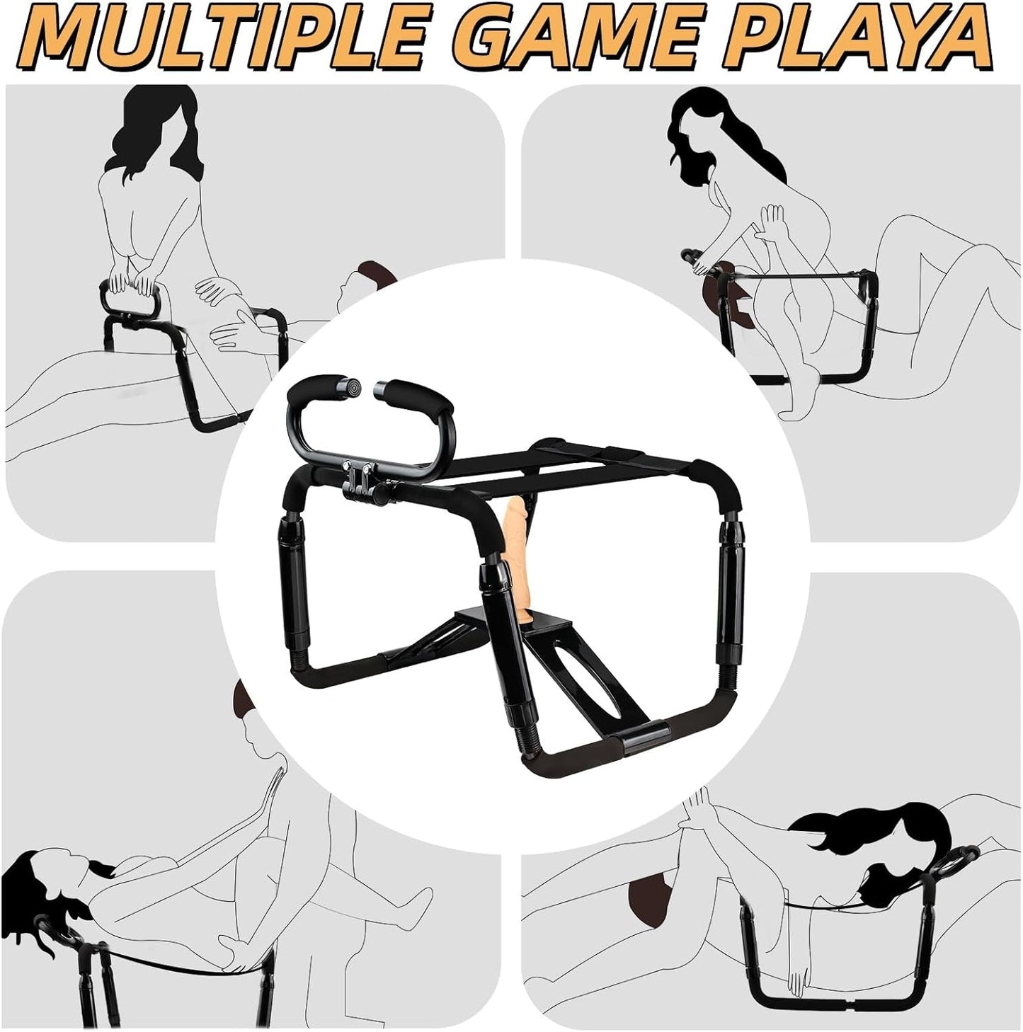 TitanFlex Adjustable Intimacy Chair with Support Straps - Vixen | Nova Network