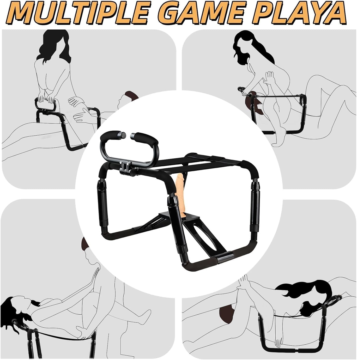 TitanFlex Adjustable Intimacy Chair with Support Straps - Vixen | Nova Network