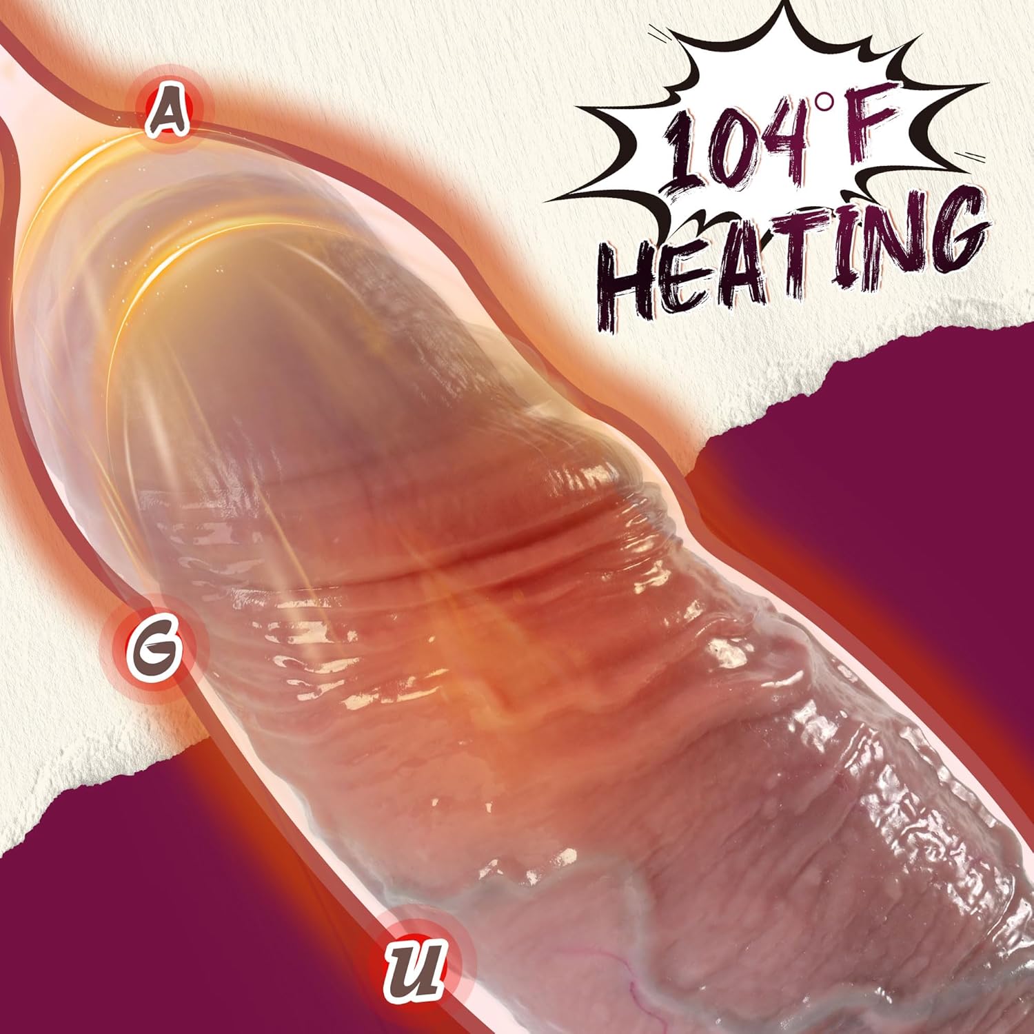 TitanHeat Oversized Thrusting Dildo - Vixen | Nova Network