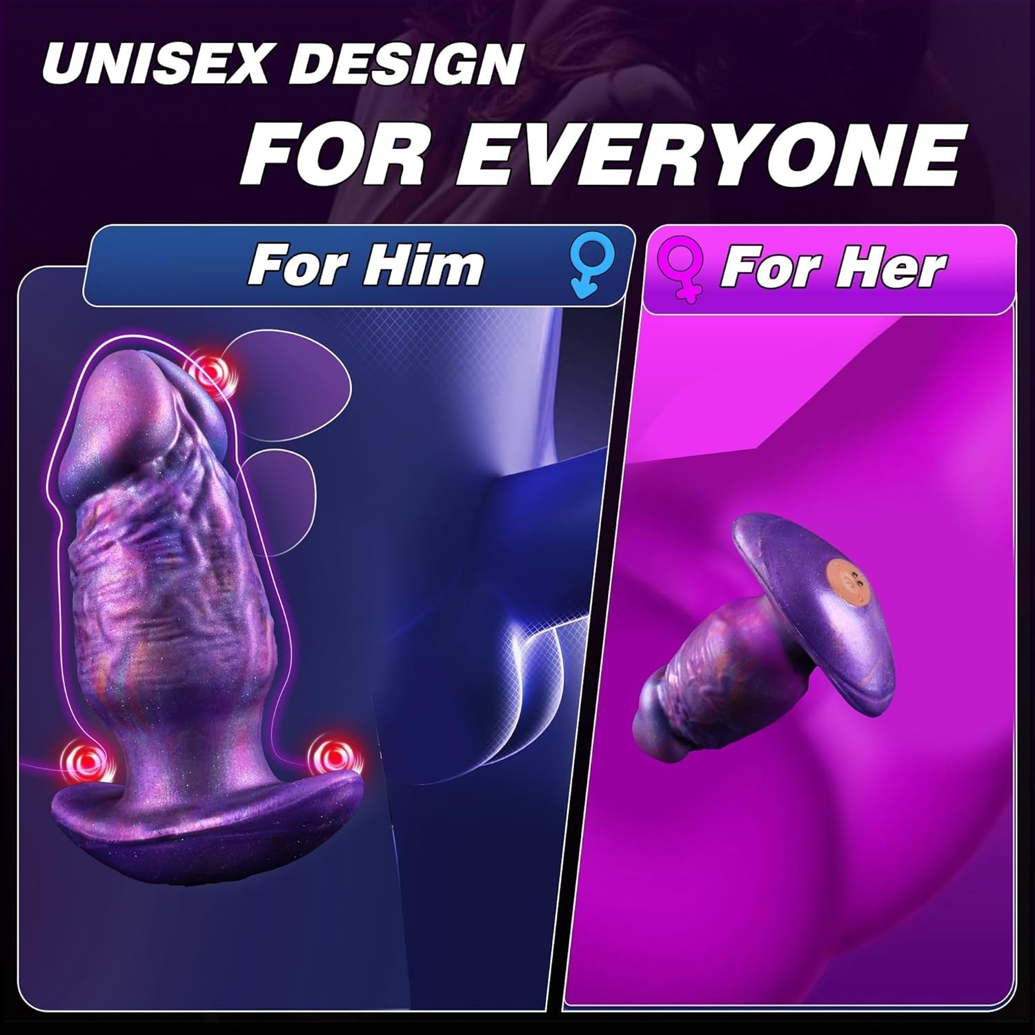 TitanTaper Large Remote - Controlled Vibrating Butt Plug - Vixen | Nova Network