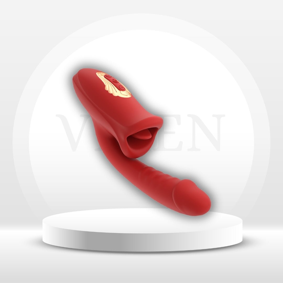 TongueRidge 3 - in - 1 Rose G - Spot Tongue Vibrator - Vixen | Nova Network