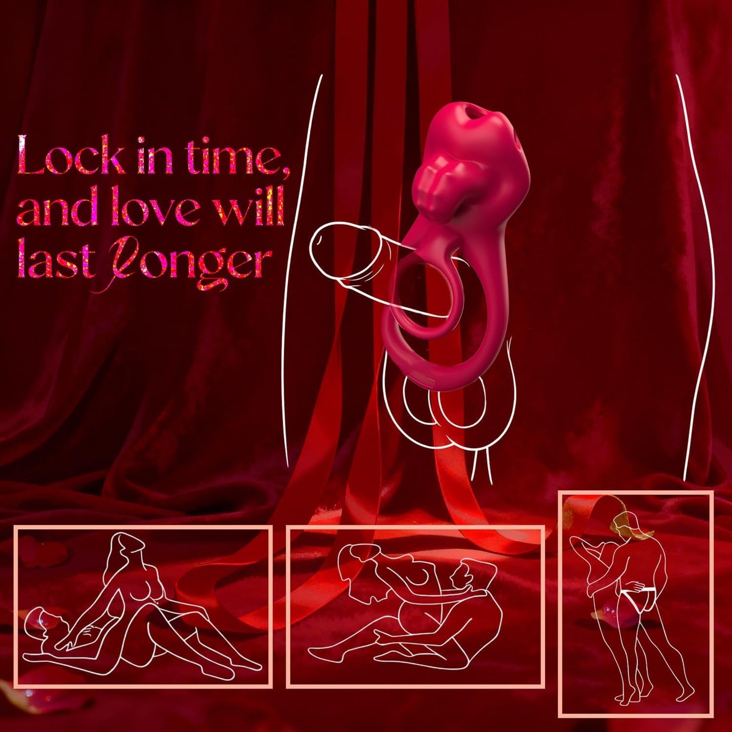 TongueSwitch 2 - in - 1 Wearable Couples Cock Ring - Vixen | Nova Network