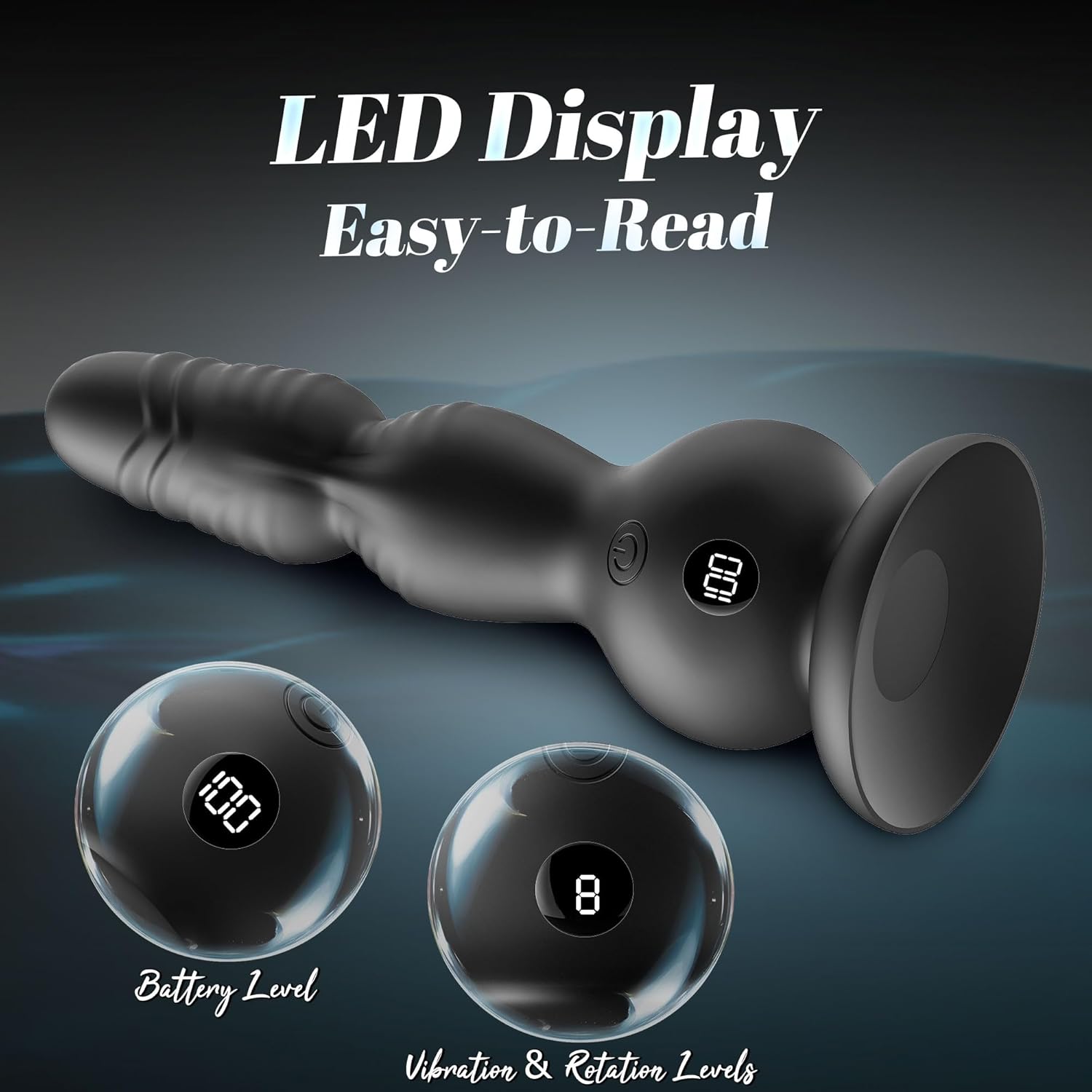 TorqueBeads 6 - in - 1 Rotating Prostate Massager - Vixen | Nova Network