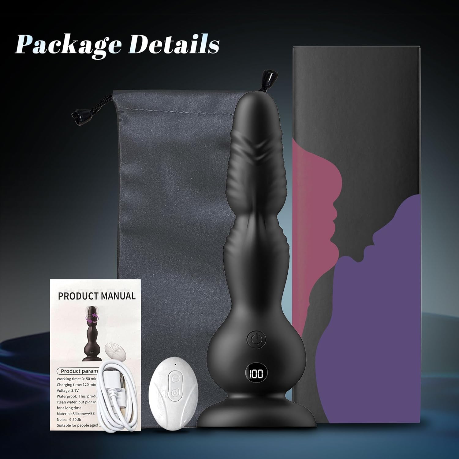 TorqueBeads 6 - in - 1 Rotating Prostate Massager - Vixen | Nova Network