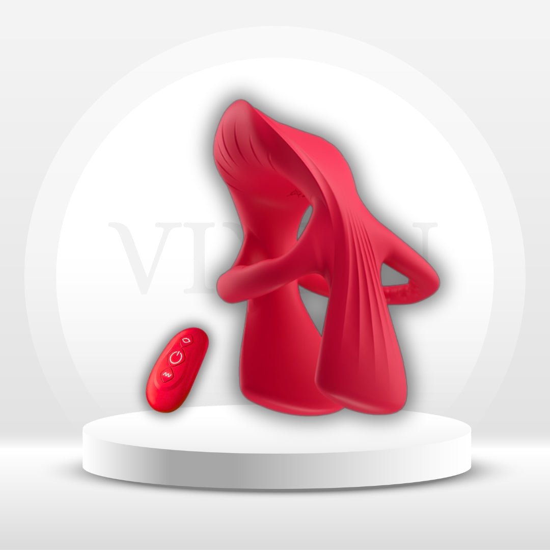 TorqueWave AI Triple Motor Cock Ring - Vixen | Nova Network