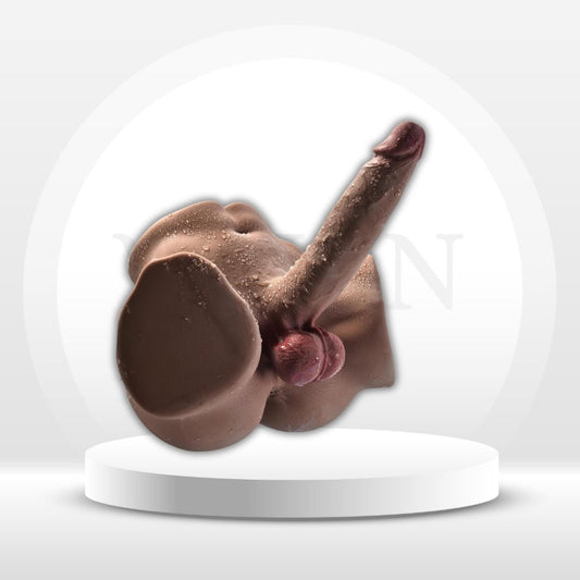 TorsoKing 2-in-1 Male Sex Doll Torso — 7.2" Dildo - Vixen Adult Playroom