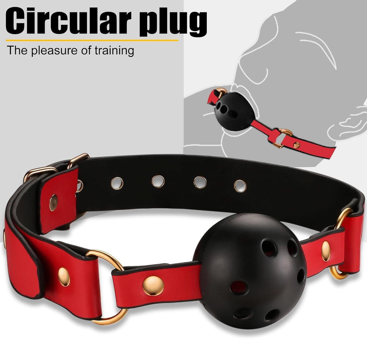 TotalSurrender 12-Pc BDSM Bondage Set – Cuffs, Collar & Blindfold - Vixen Adult Playroom