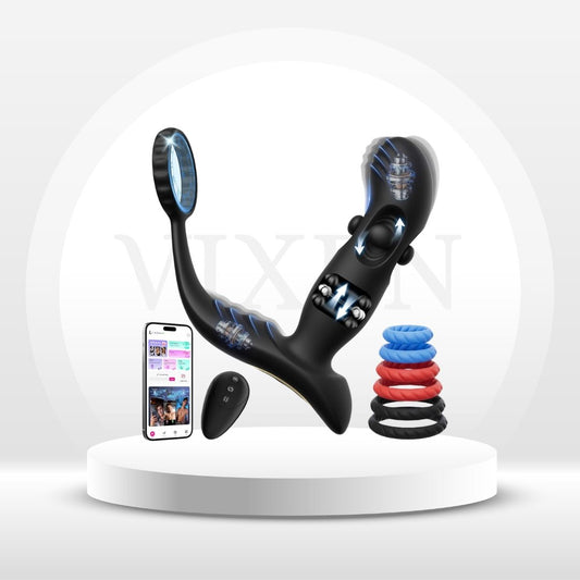 TriadCrown Triple Motor Prostate Massager Cock Ring - Vixen | Nova Network