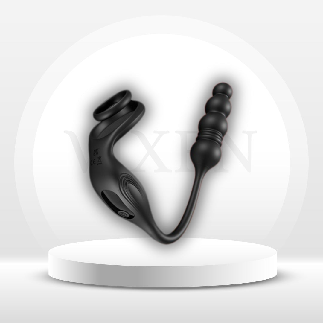 TriadSync Thrusting Prostate Massager Cock Ring 10 Modes - Vixen | Nova Network