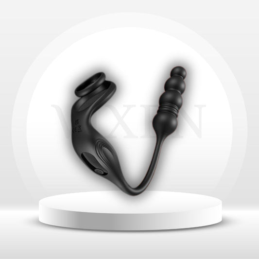 TriadSync Thrusting Prostate Massager Cock Ring 10 Modes - Vixen | Nova Network