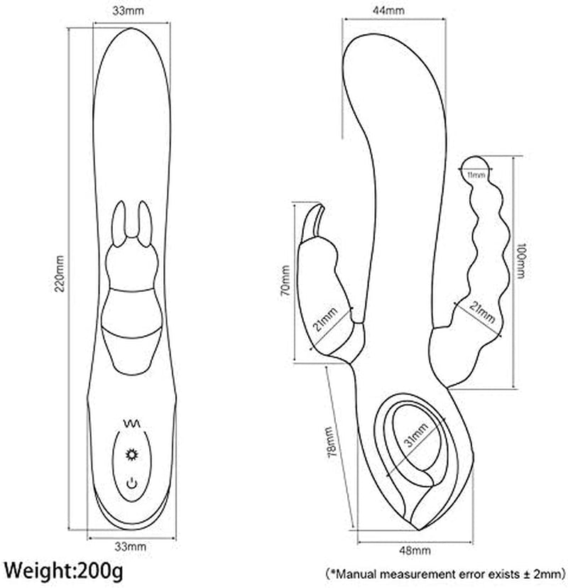 TriBloom 3 - in - 1 Rabbit Vibrator - Vixen | Nova Network